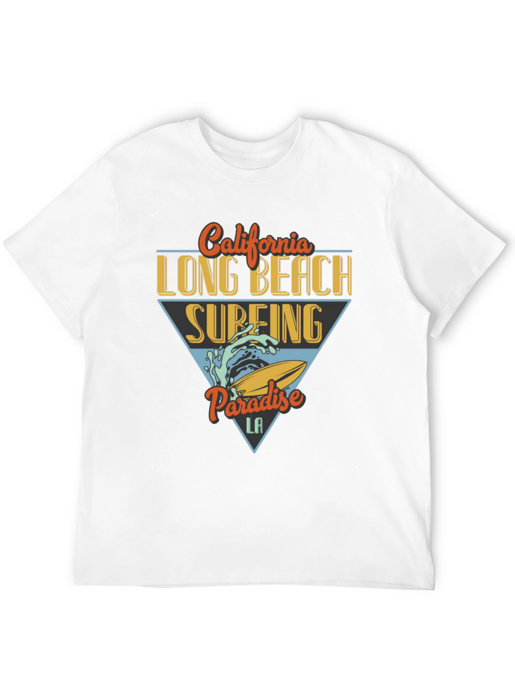 California Long Beach Surfing T-Shirt