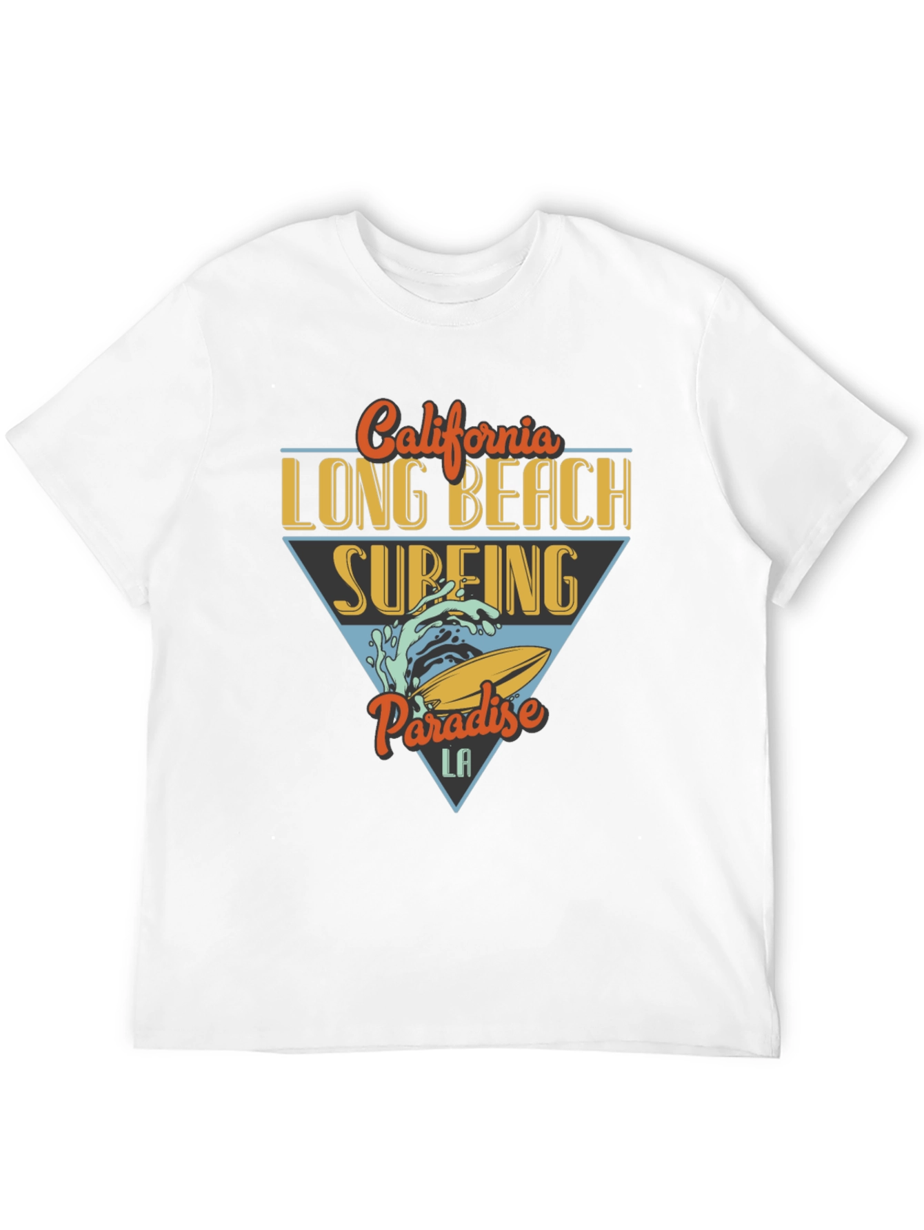 California Long Beach Surfing T-Shirt