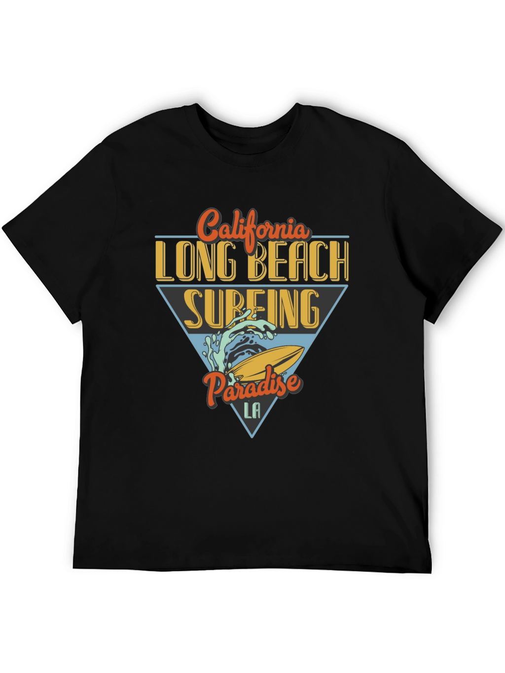 California Long Beach Surfing T-Shirt