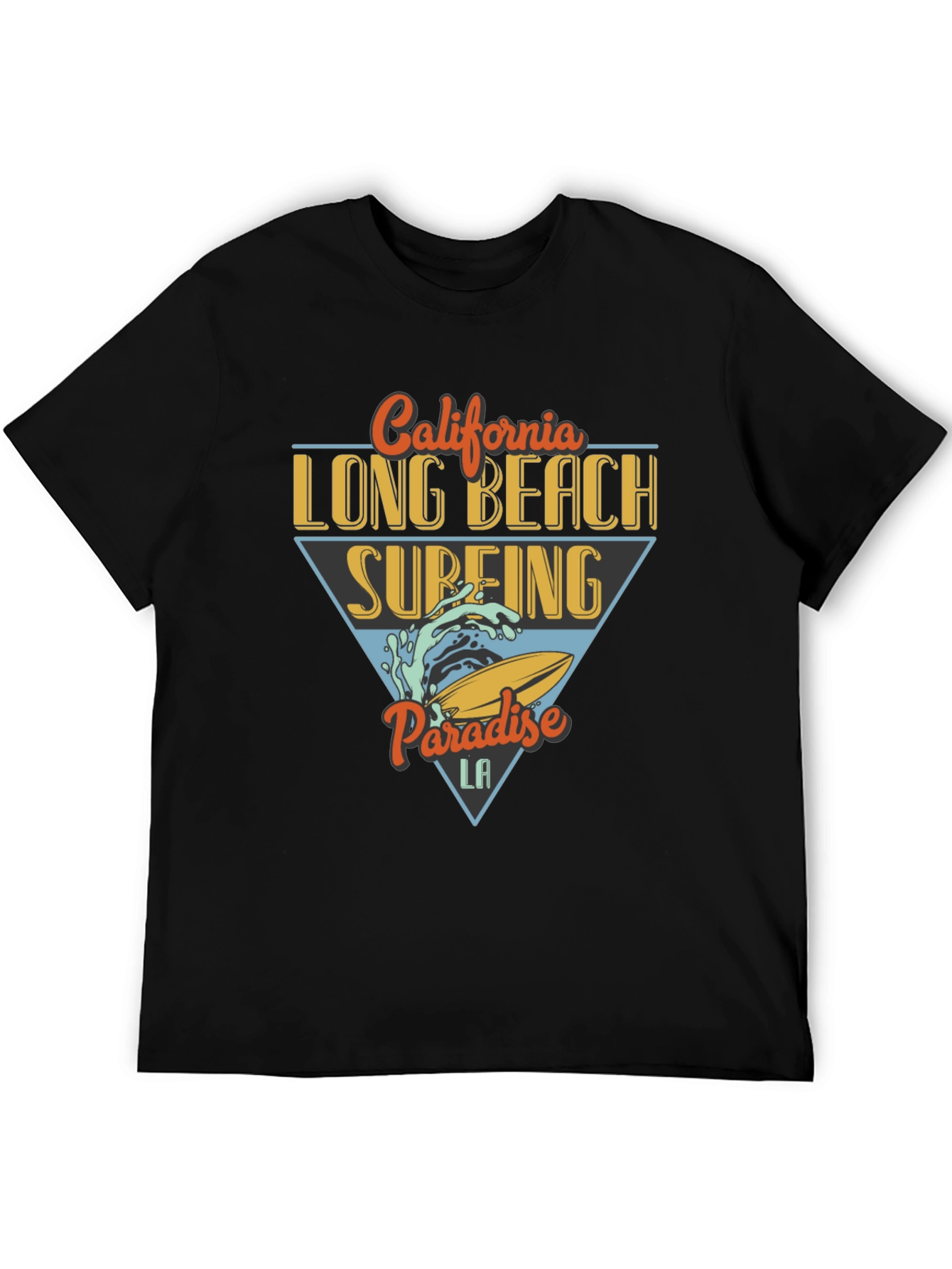 California Long Beach Surfing T-Shirt