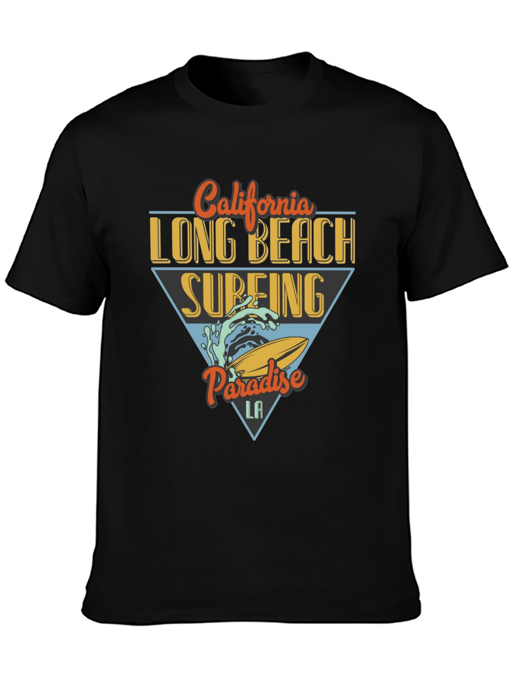 California Long Beach Surfing T-Shirt