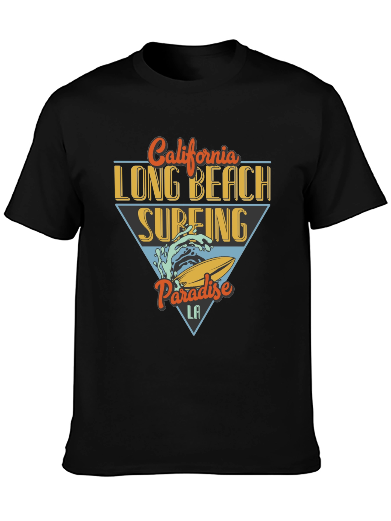 California Long Beach Surfing T-Shirt
