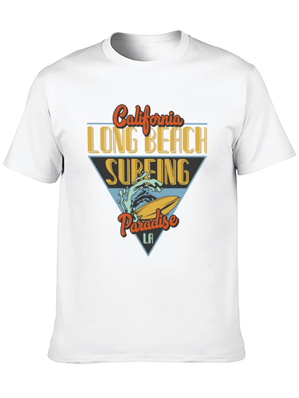 California Long Beach Surfing T-Shirt
