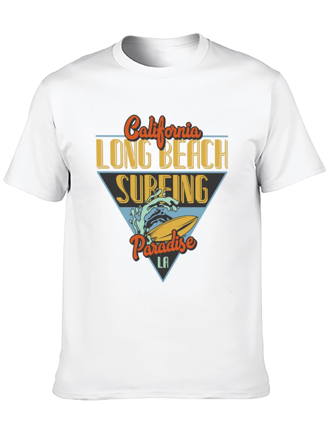 California Long Beach Surfing T-Shirt