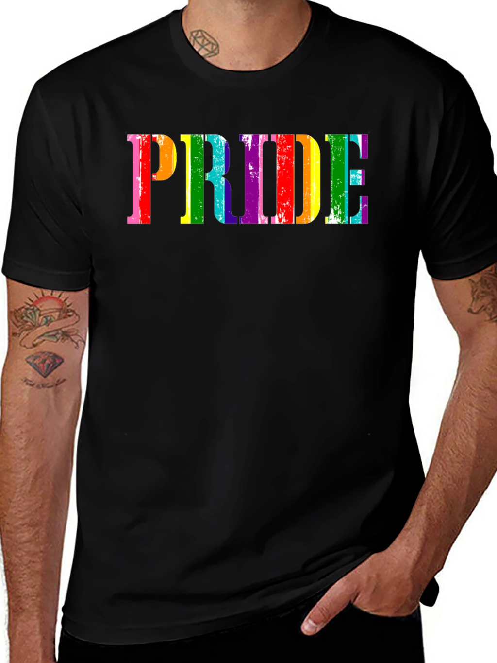 Pride Rainbow Graphic T-Shirt