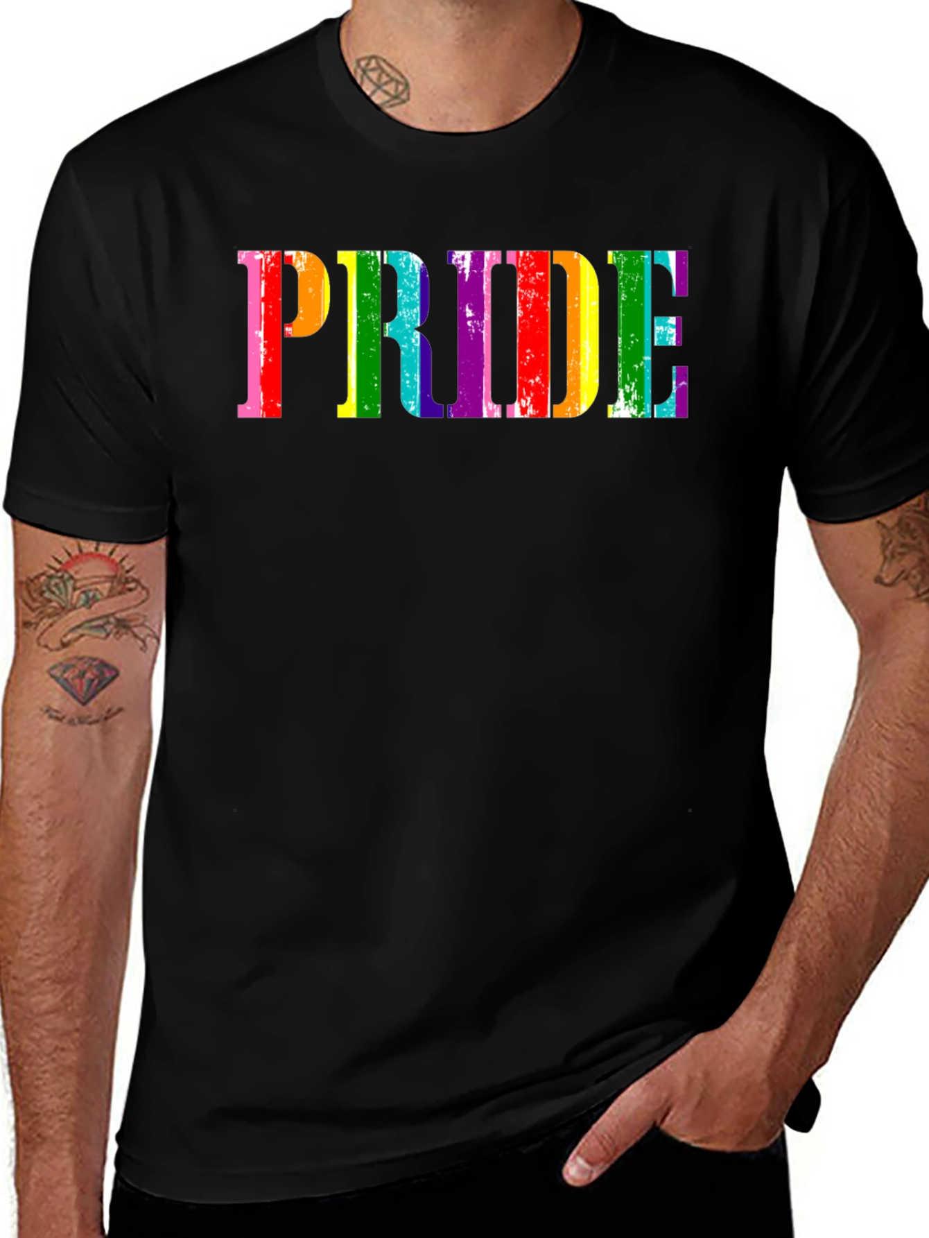 Pride Rainbow Graphic T-Shirt
