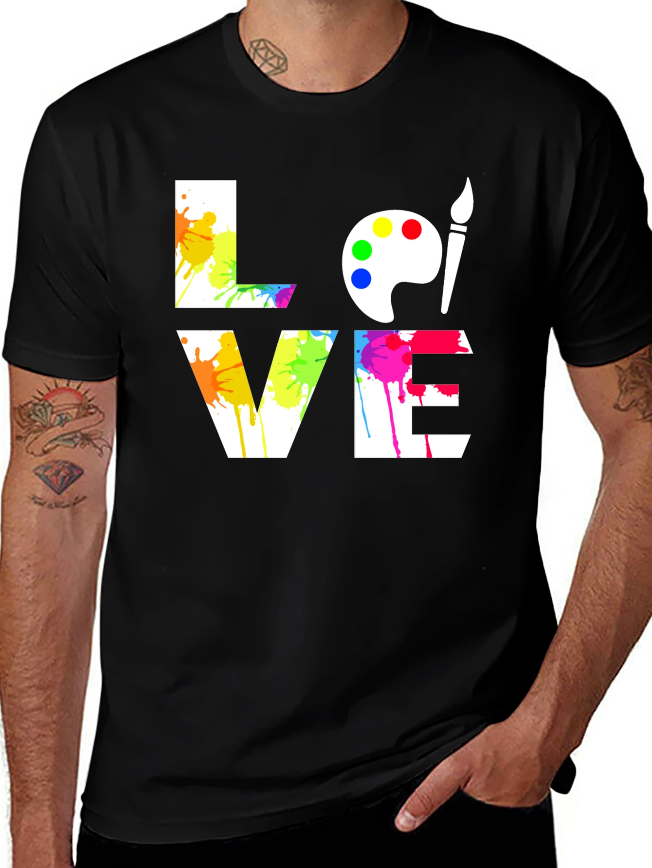 Artist Love T-Shirt - Painter Palette Tee