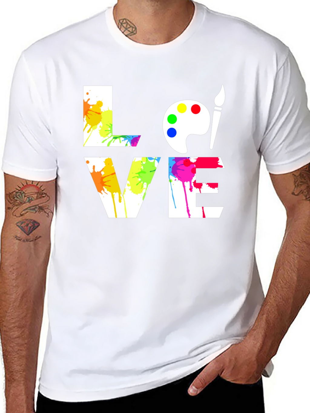 Artist Love T-Shirt - Painter Palette Tee