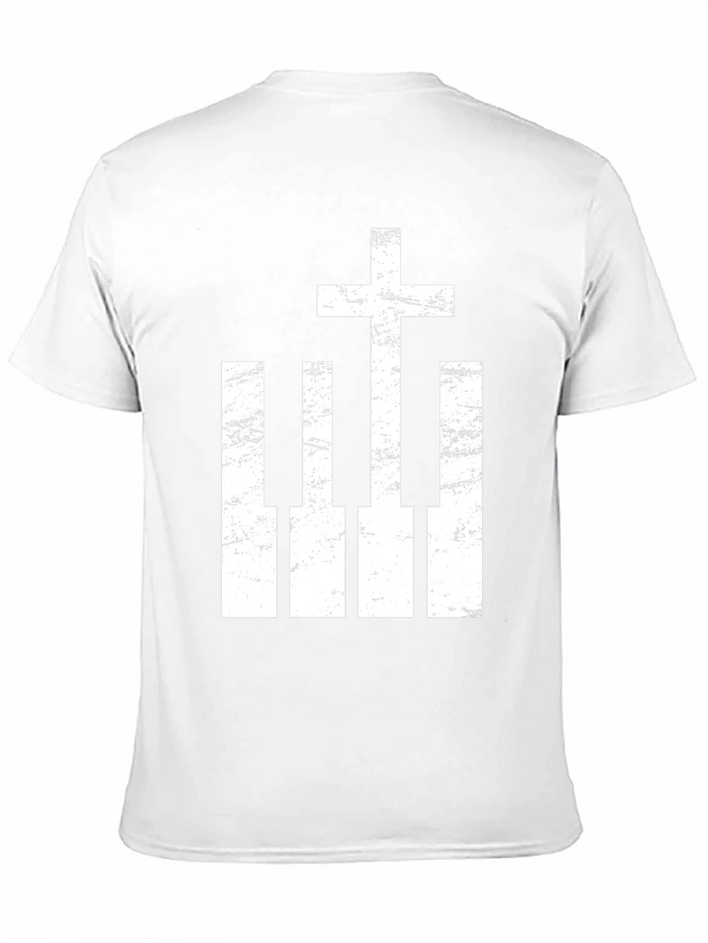 Christian Piano Cross Graphic Tee