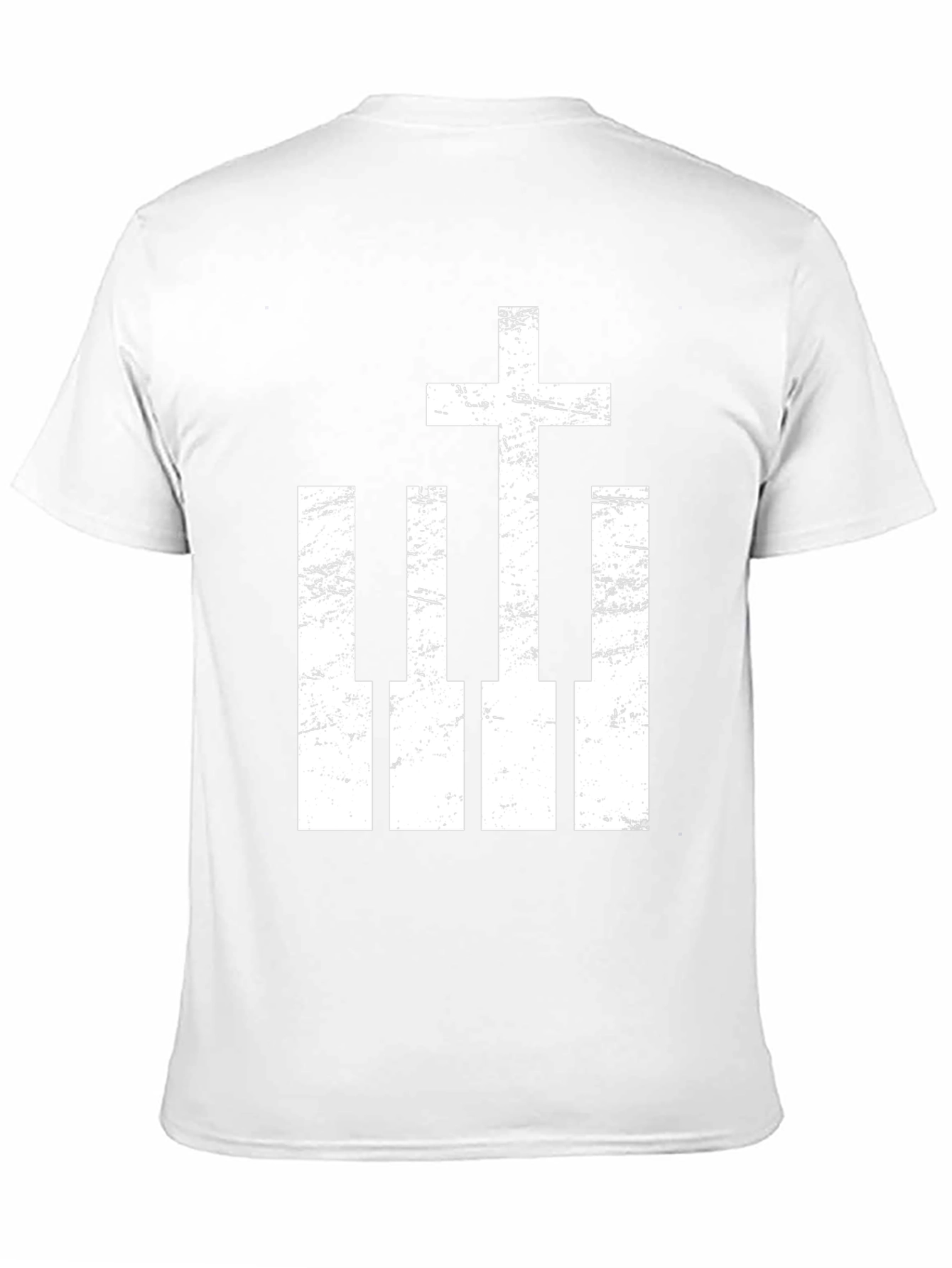 Christian Piano Cross Graphic Tee