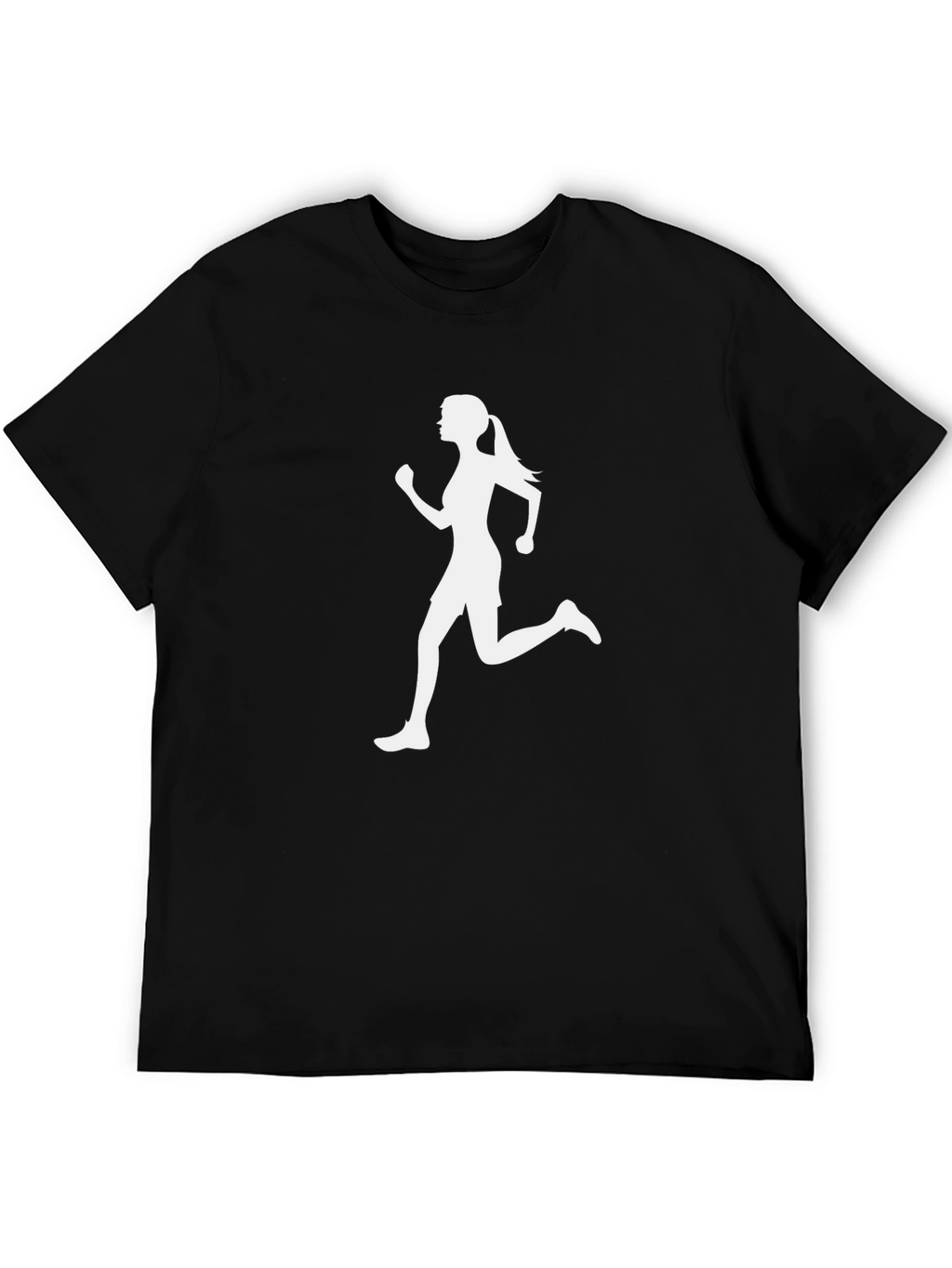 Women Runner Graphic Tee - Black