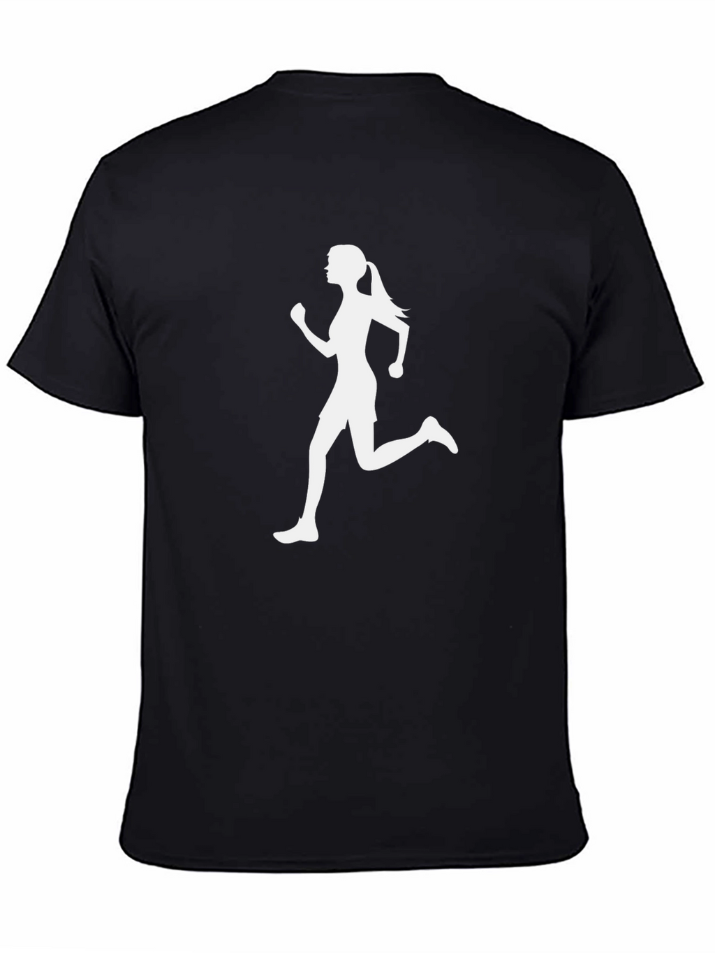 Women Runner Graphic Tee - Black