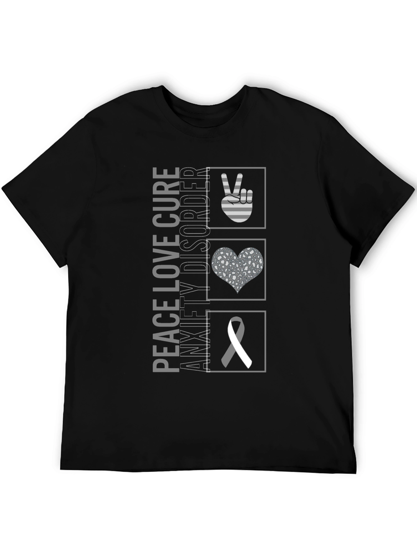 Peace Love Cure Anxiety Disorder T-Shirt