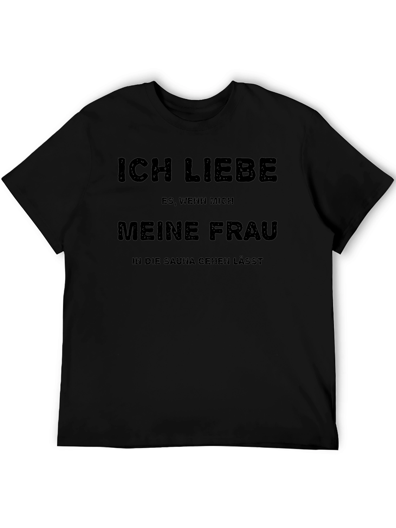 Ich Liebe Meine Frau Sauna T-Shirt - Black