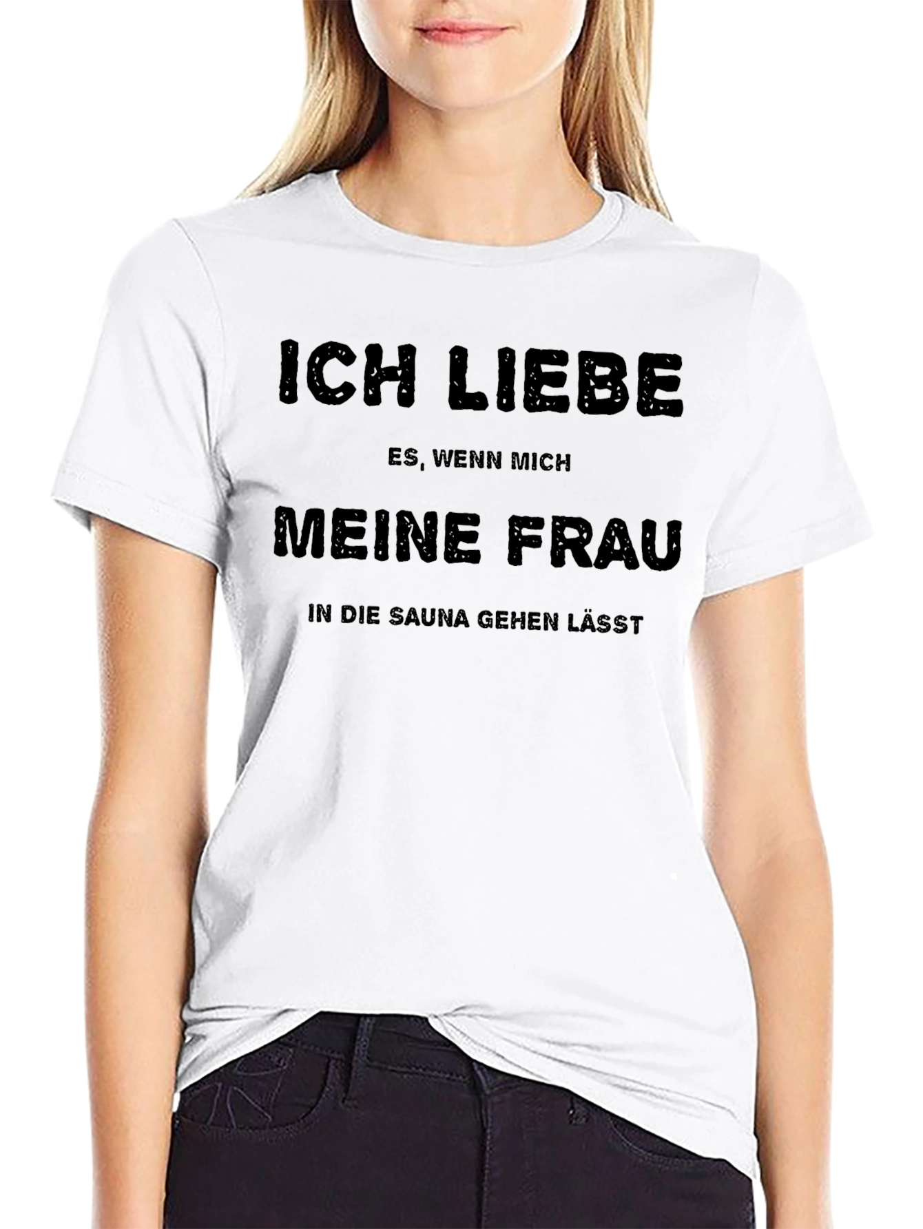 Ich Liebe Meine Frau Sauna T-Shirt - Black