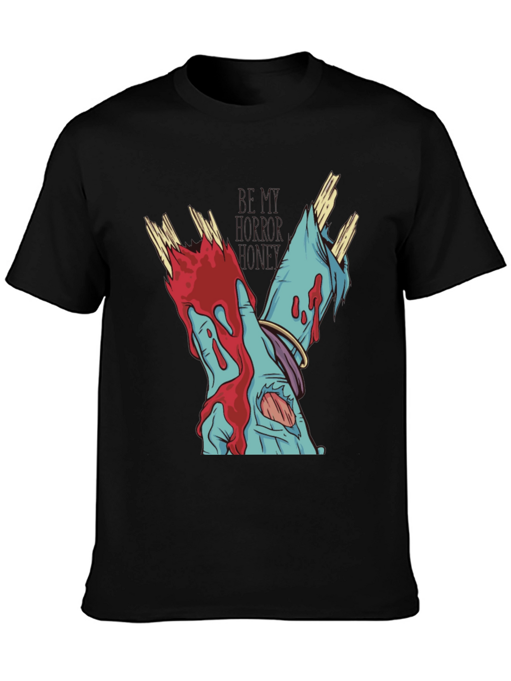Zombie Hands Black T-Shirt