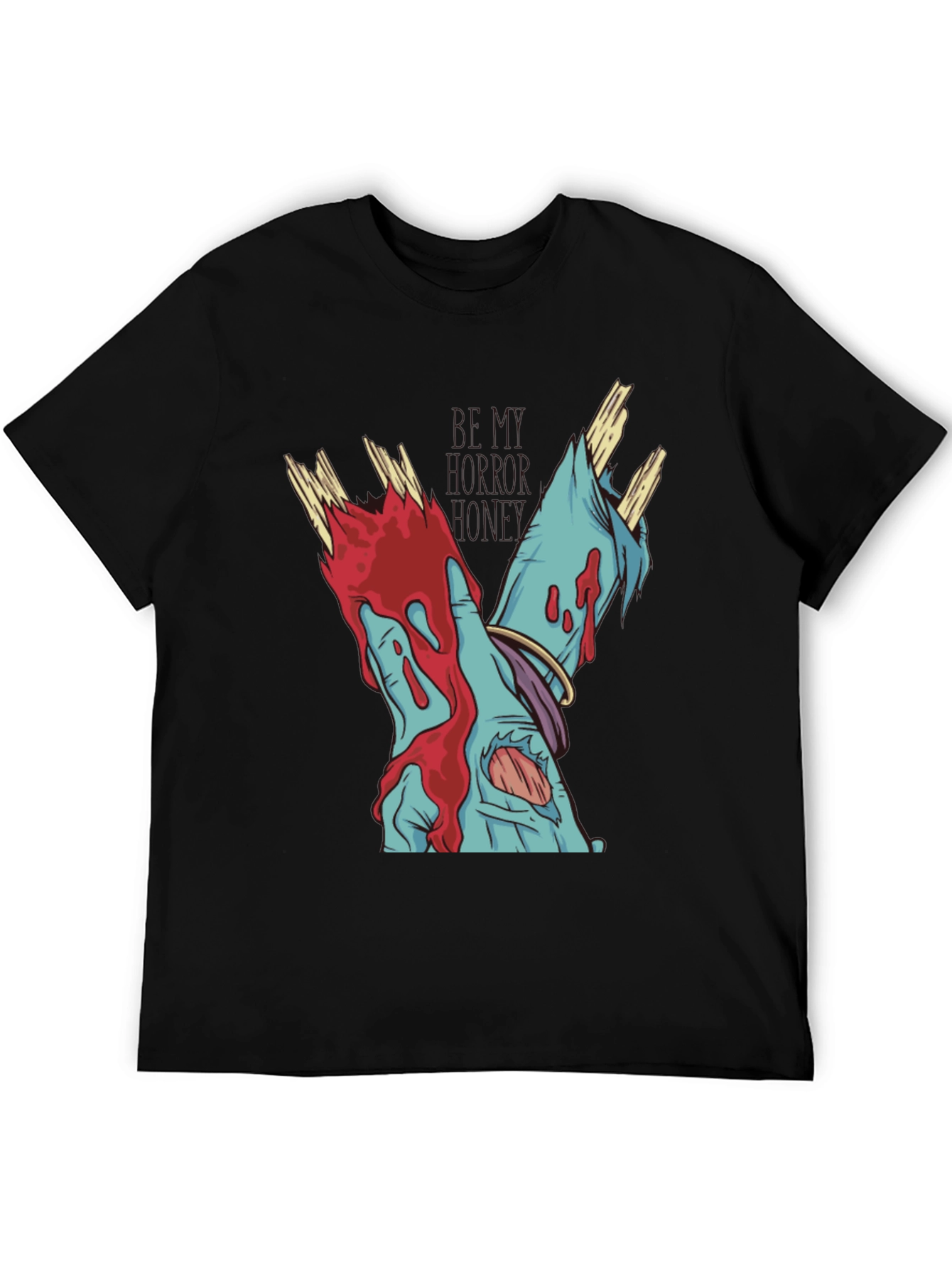 Zombie Hands Black T-Shirt