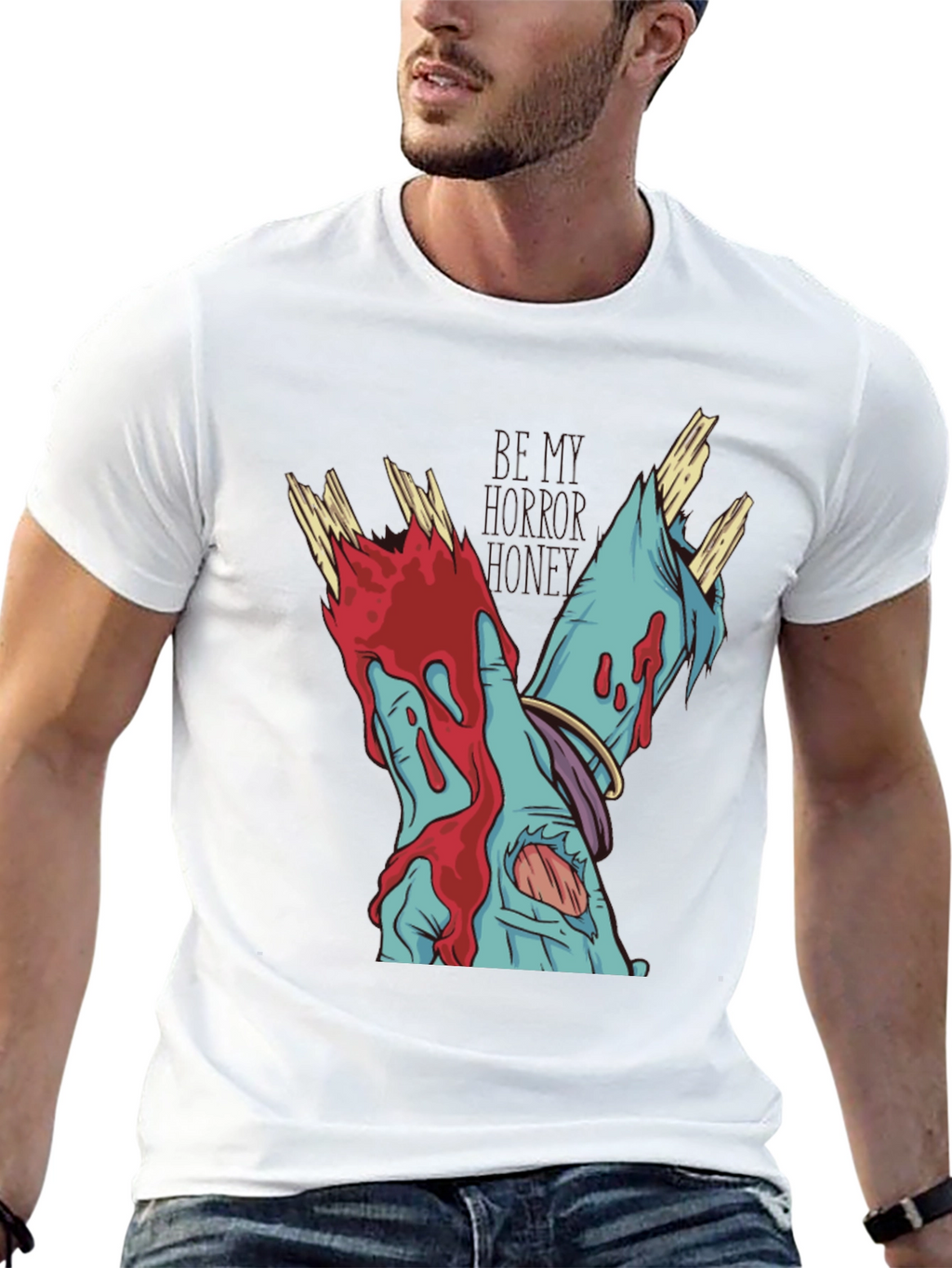 Zombie Hands Black T-Shirt