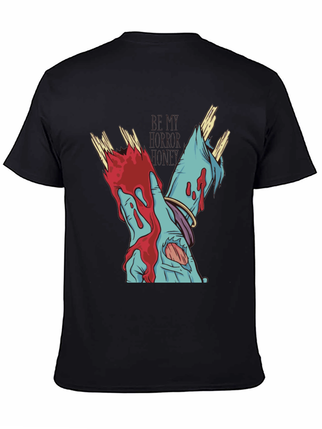 Zombie Hands Black T-Shirt