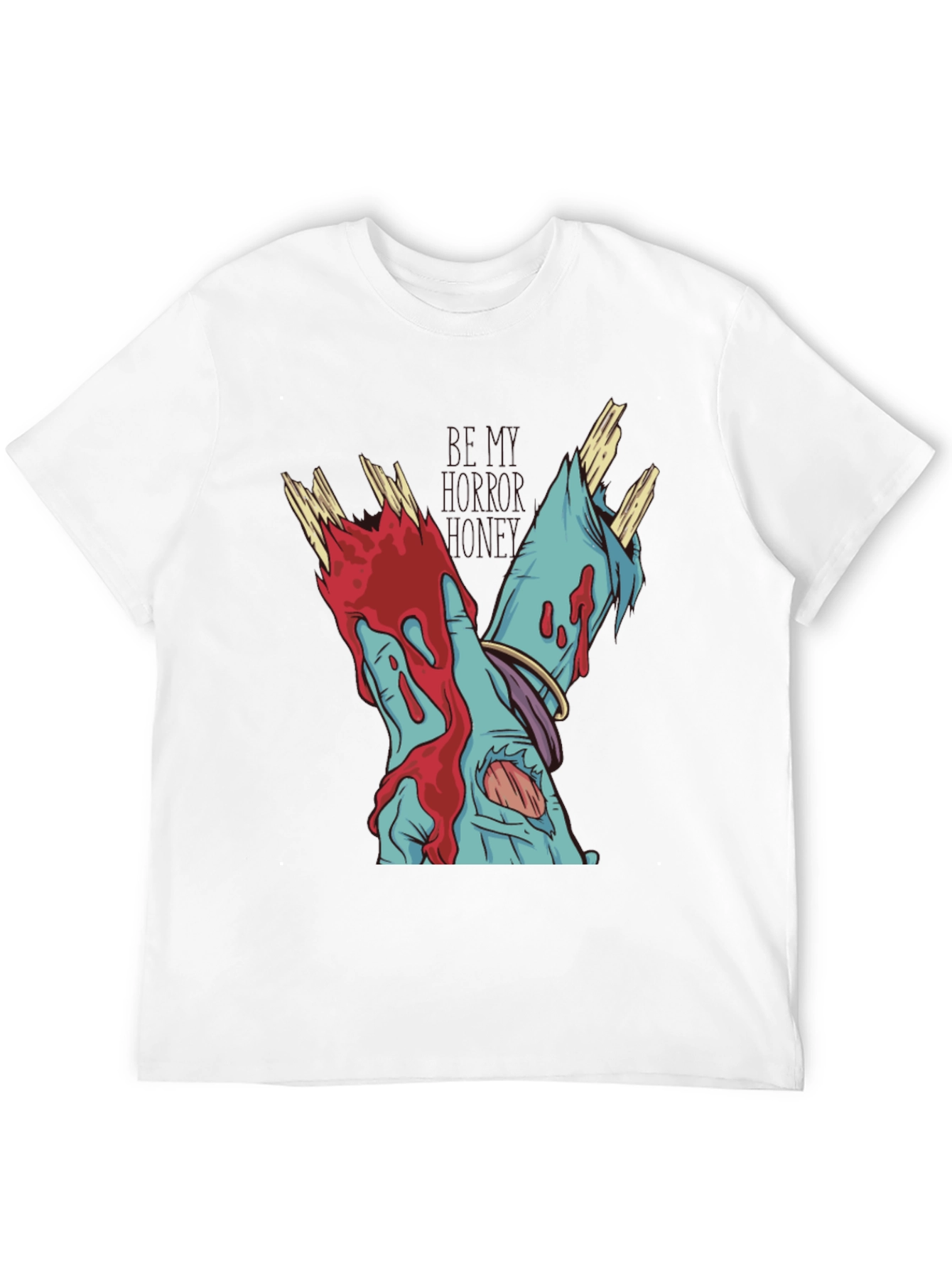 Zombie Hands Black T-Shirt