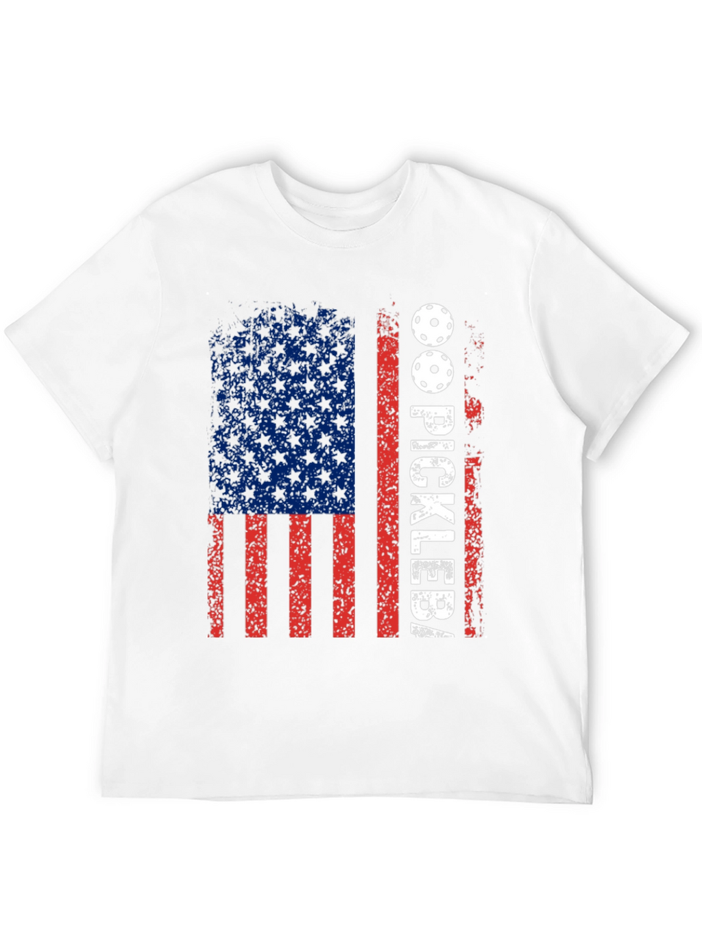 Pickleball American Flag Graphic Tee