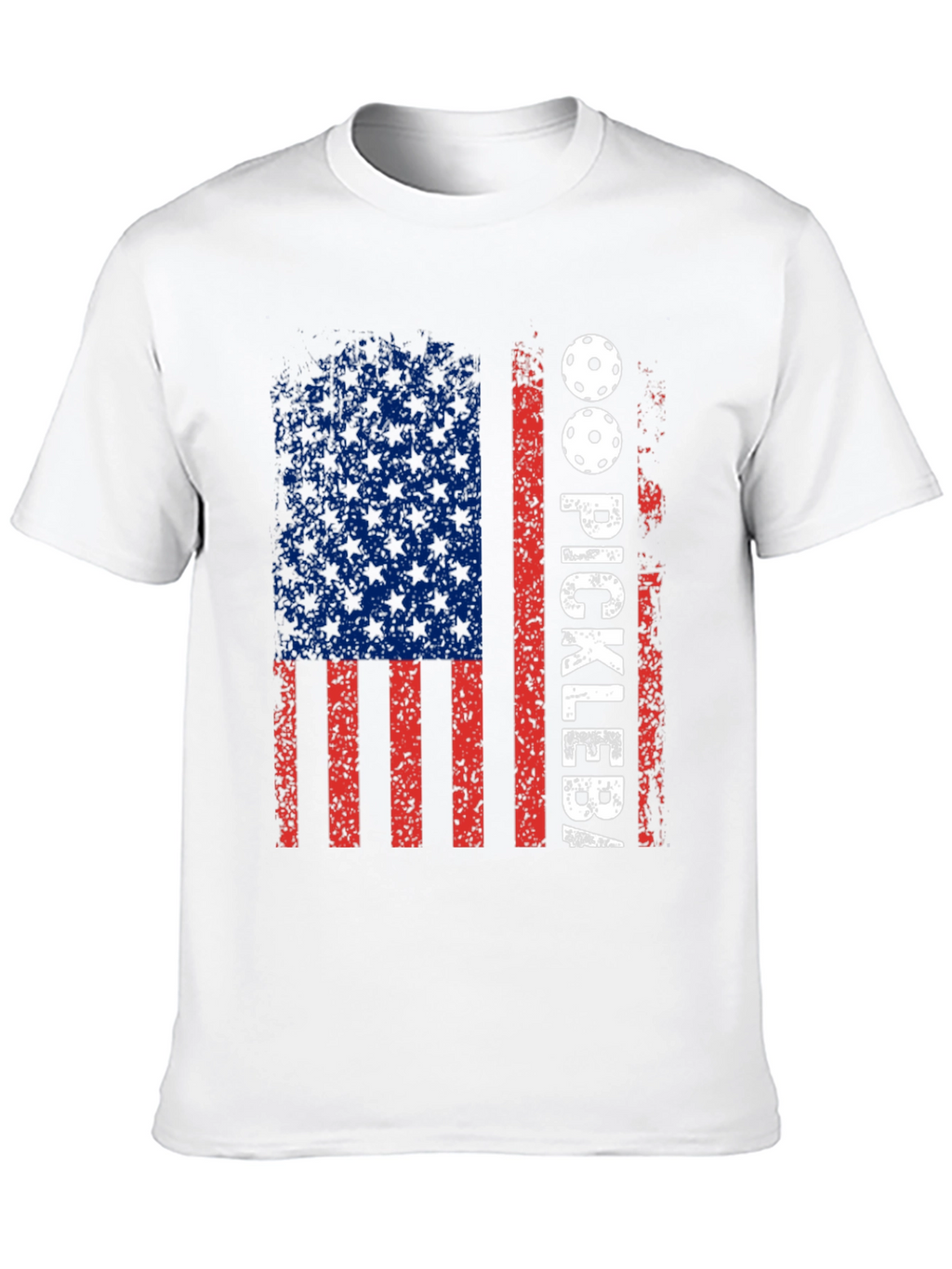 Pickleball American Flag Graphic Tee