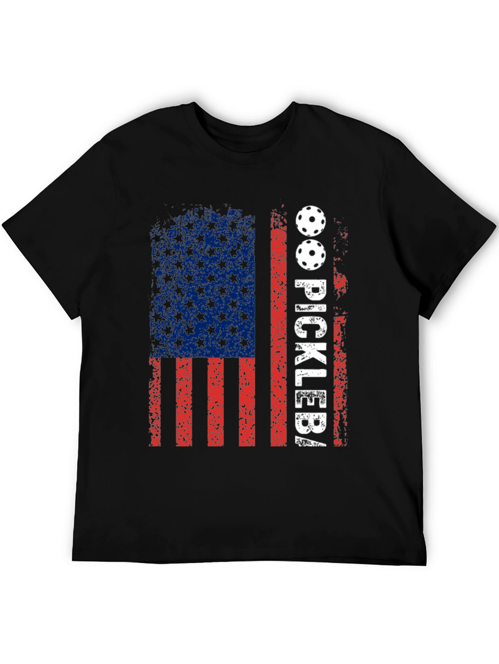Pickleball American Flag Graphic Tee