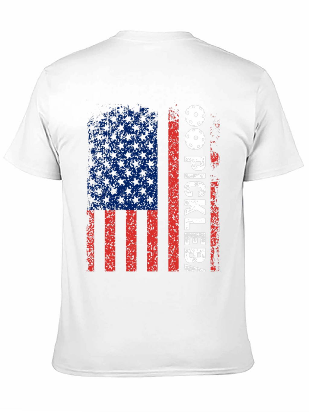 Pickleball American Flag Graphic Tee