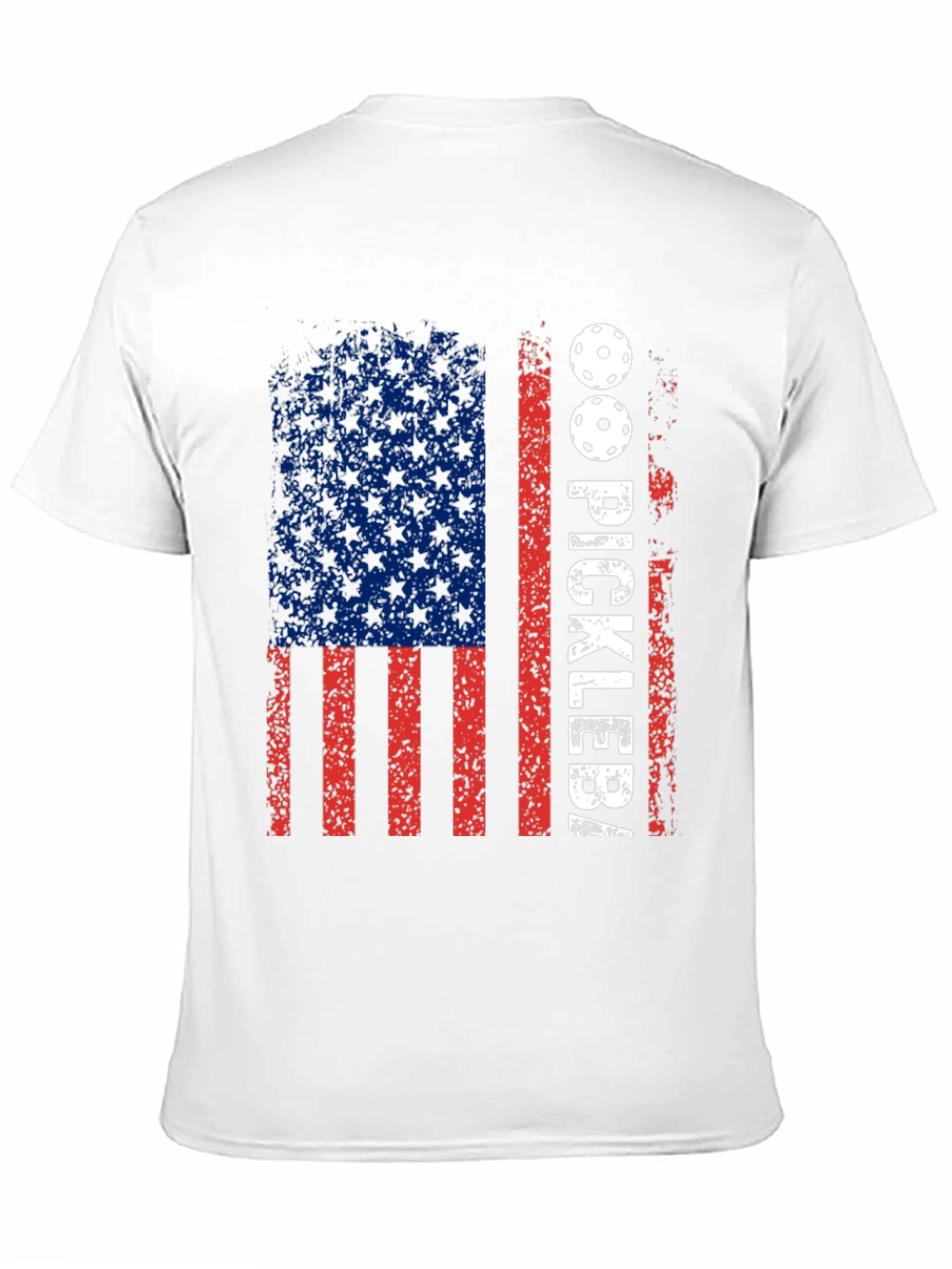 Pickleball American Flag Graphic Tee