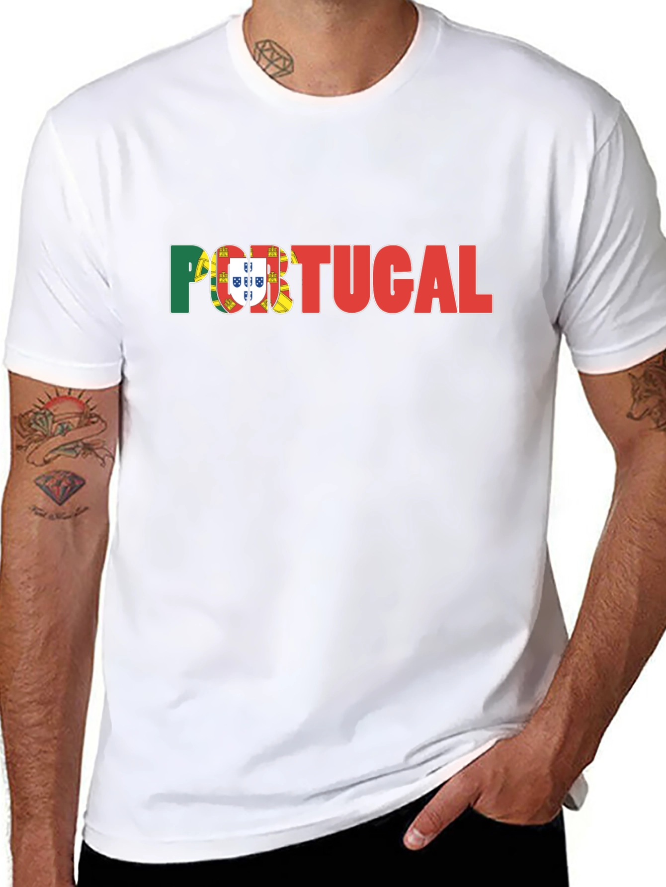 Portugal Flag Graphic T-Shirt