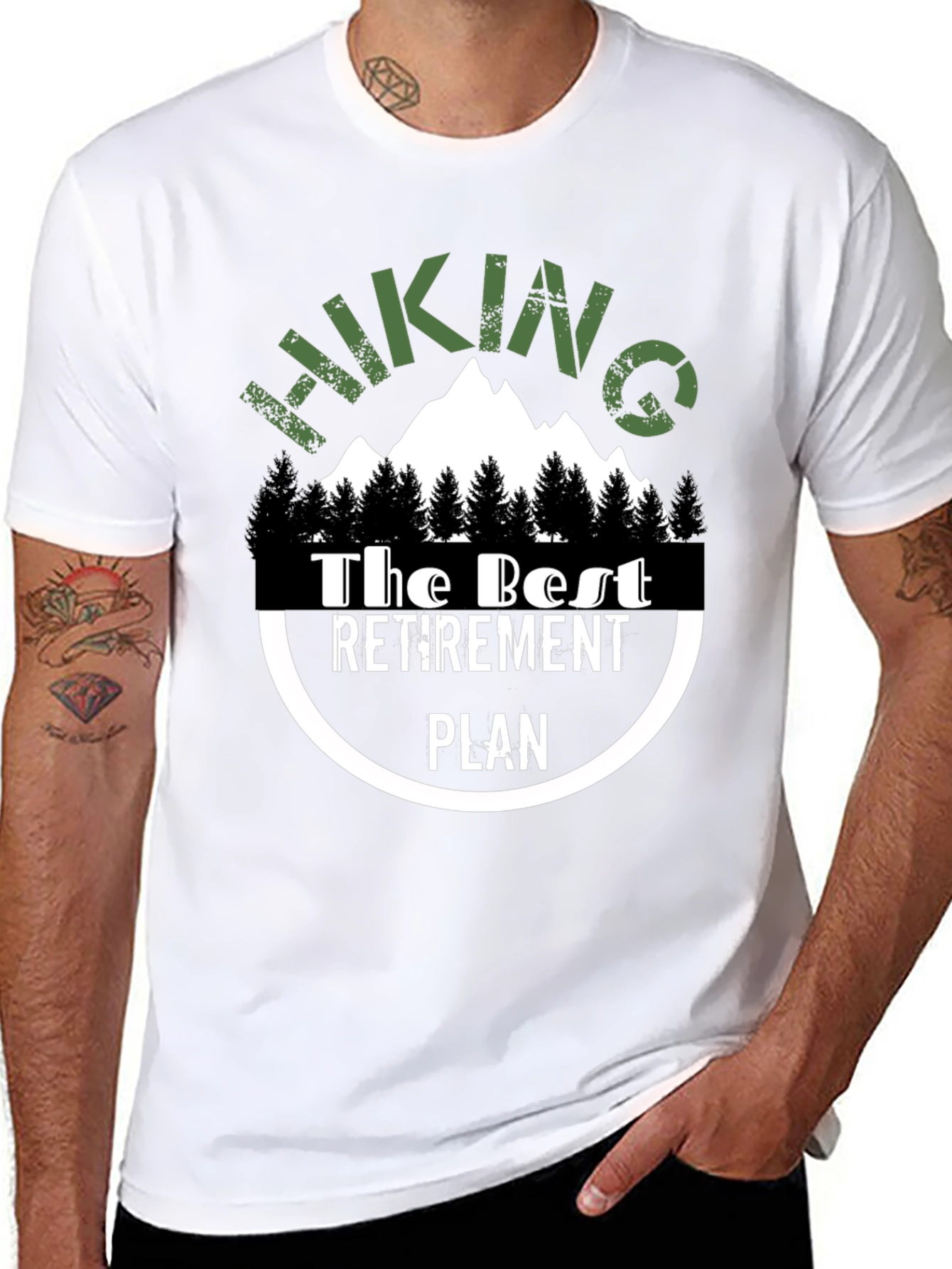 Hiking Retirement Plan Graphic Tee