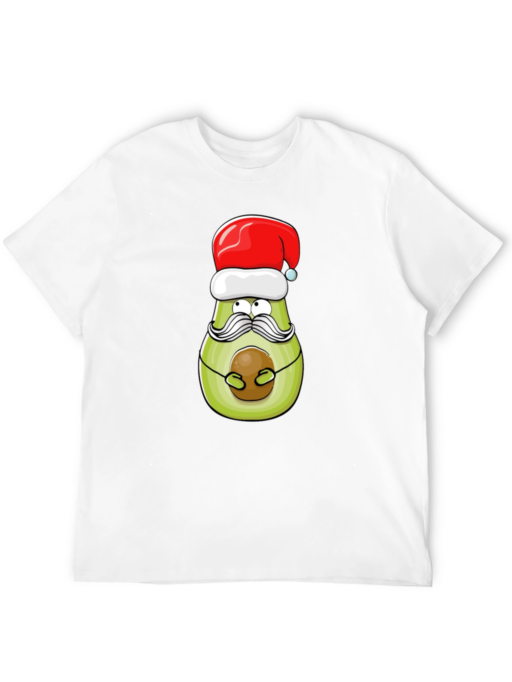 Festive Avocado Santa T-Shirt