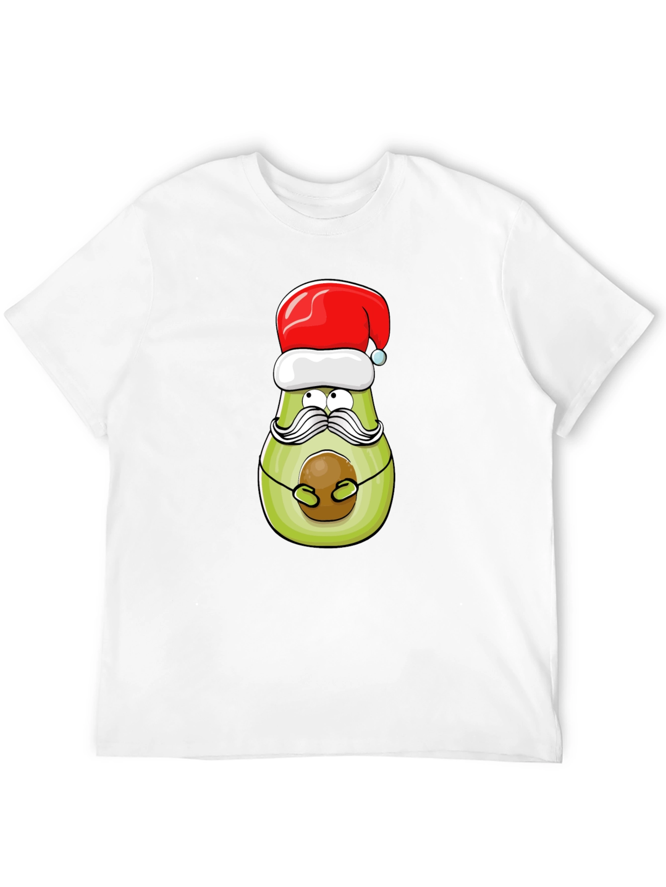 Festive Avocado Santa T-Shirt
