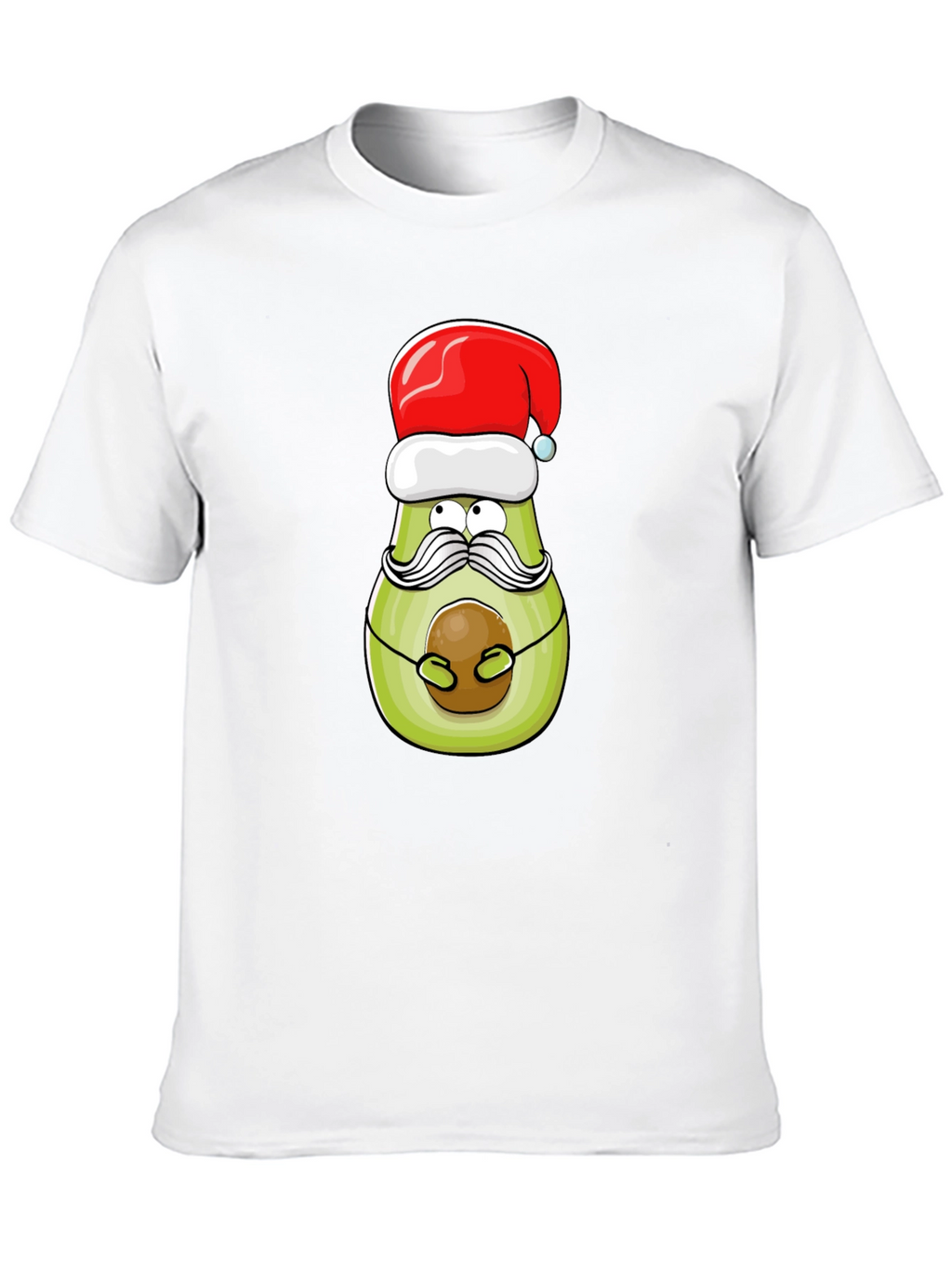 Festive Avocado Santa T-Shirt