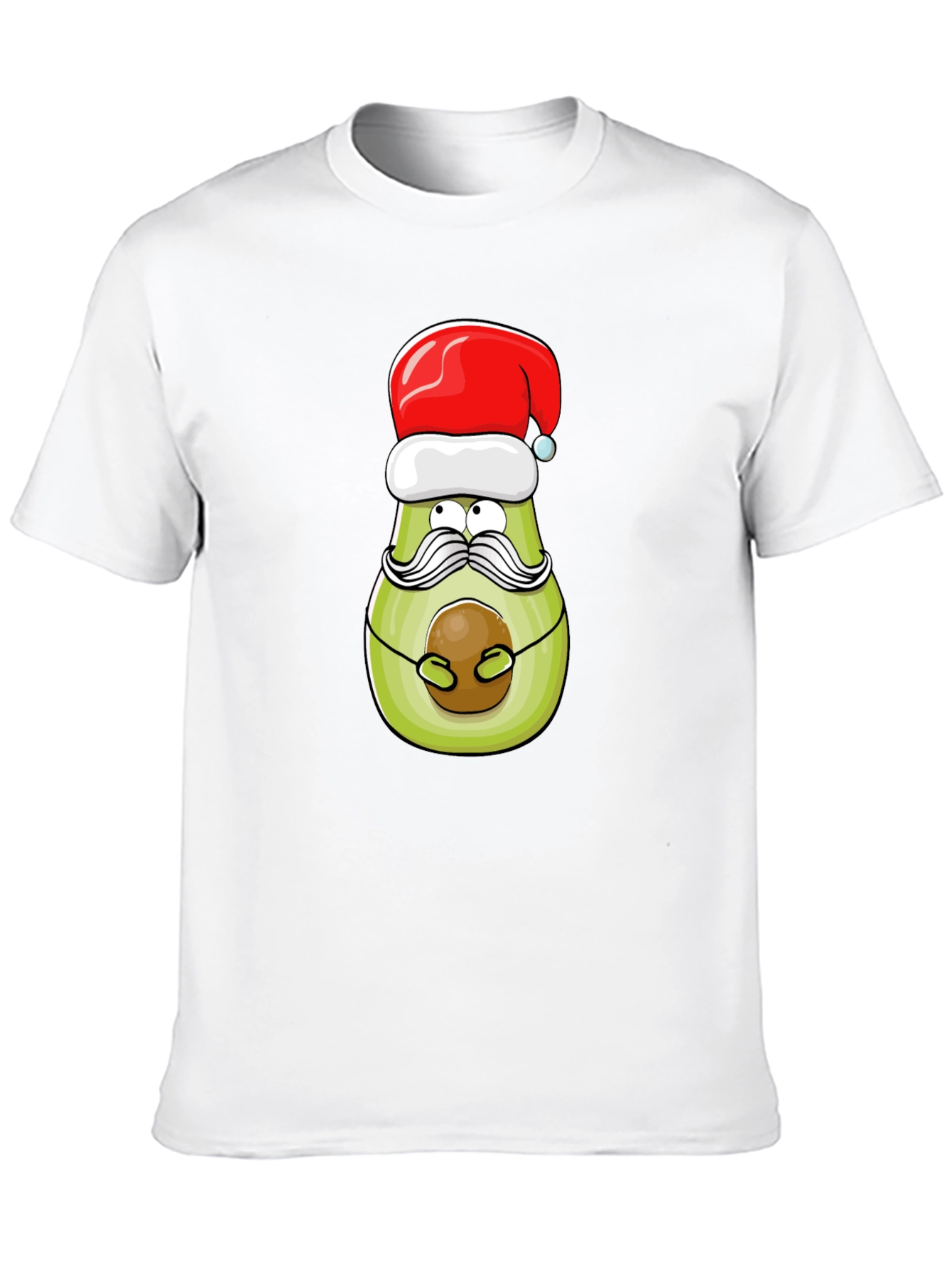 Festive Avocado Santa T-Shirt