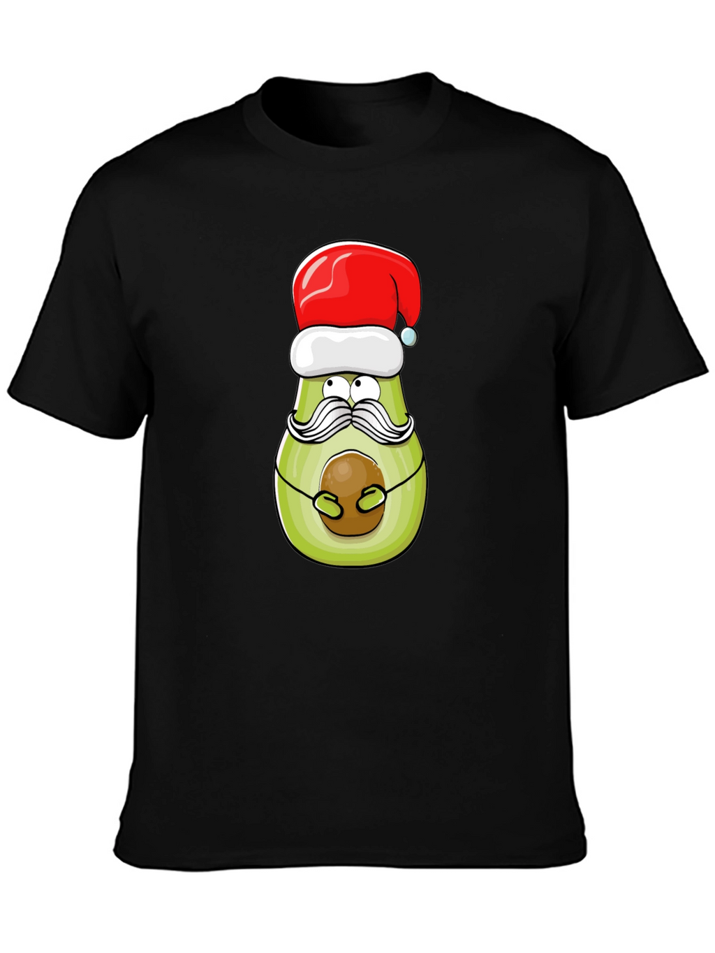Festive Avocado Santa T-Shirt