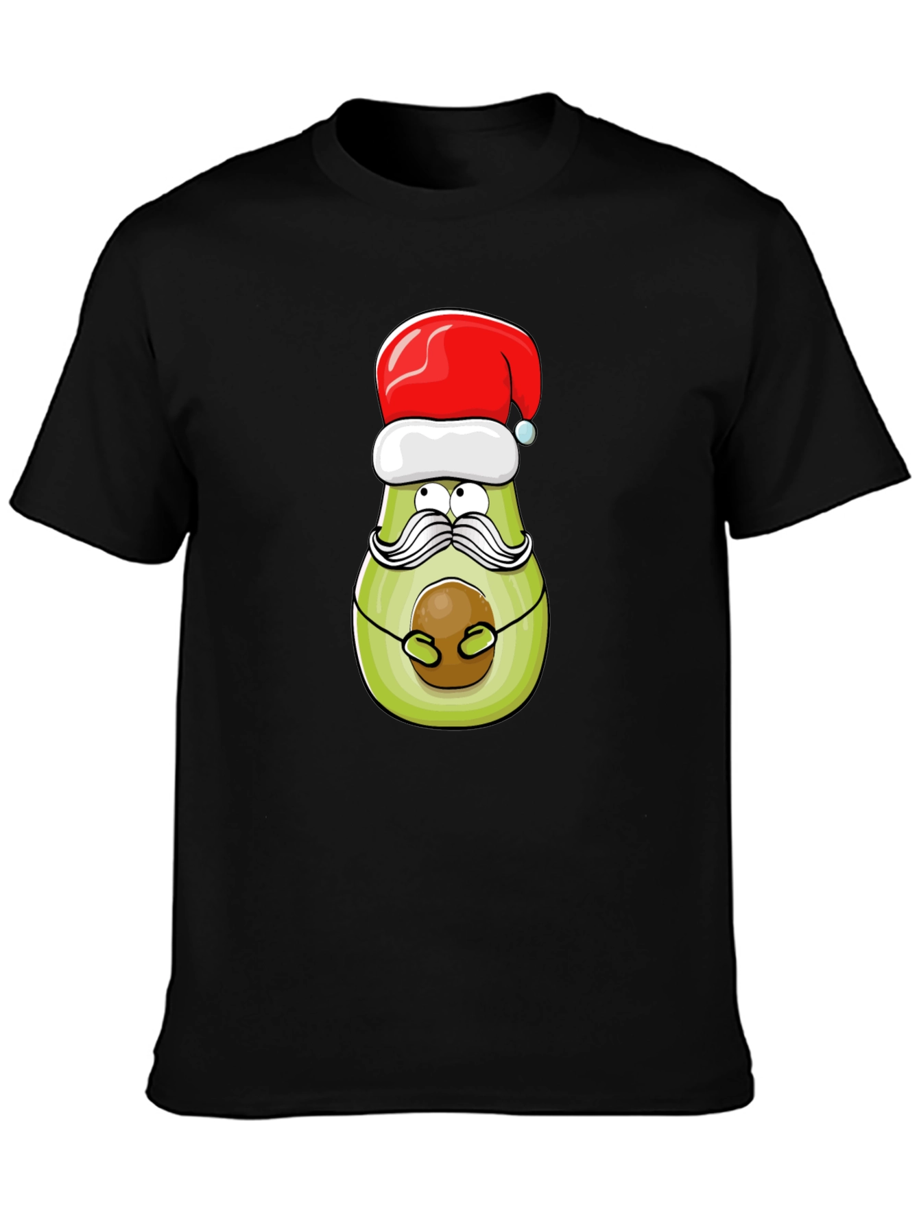 Festive Avocado Santa T-Shirt