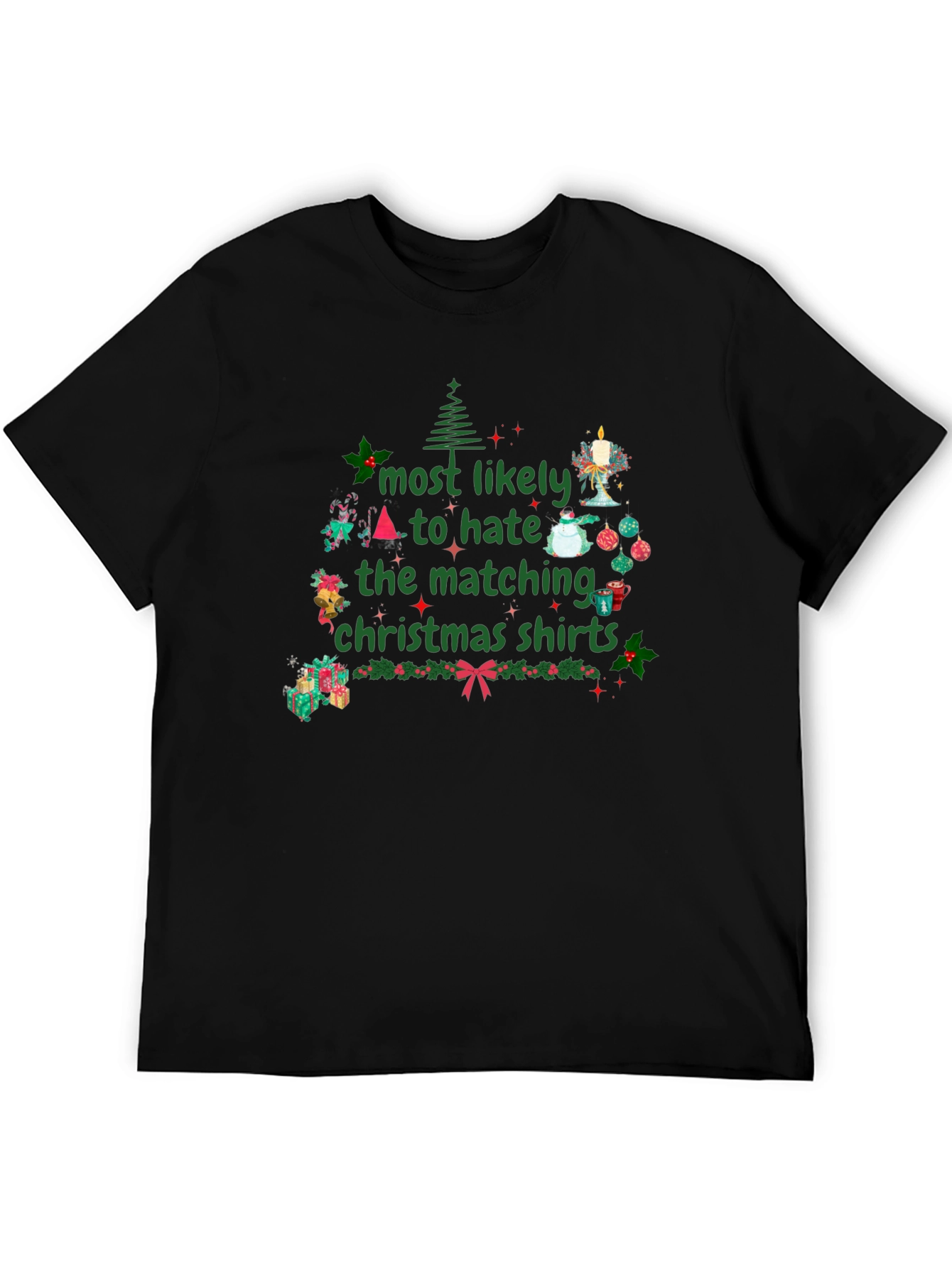 Hate Matching Christmas Shirts T-Shirt