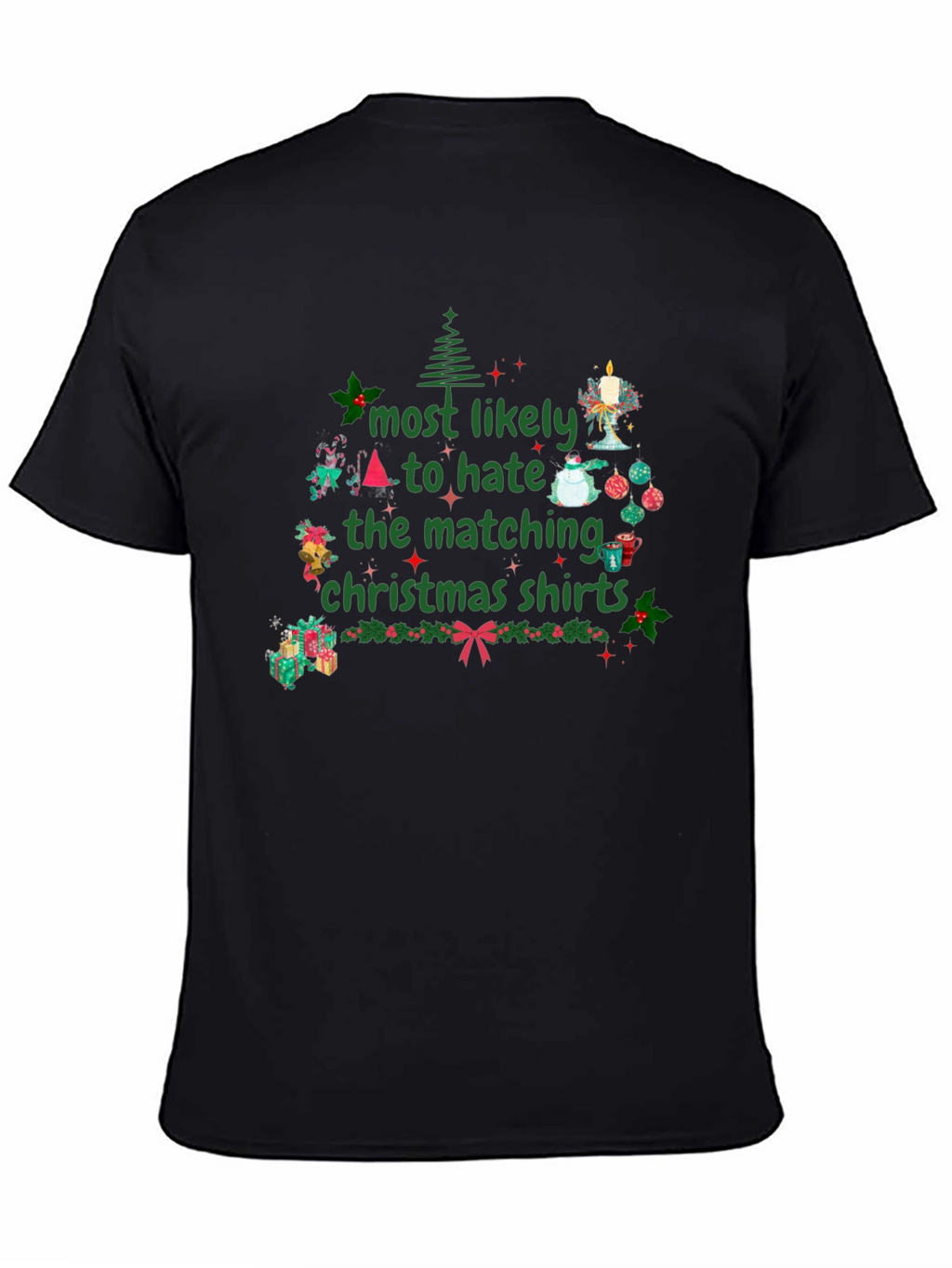 Hate Matching Christmas Shirts T-Shirt