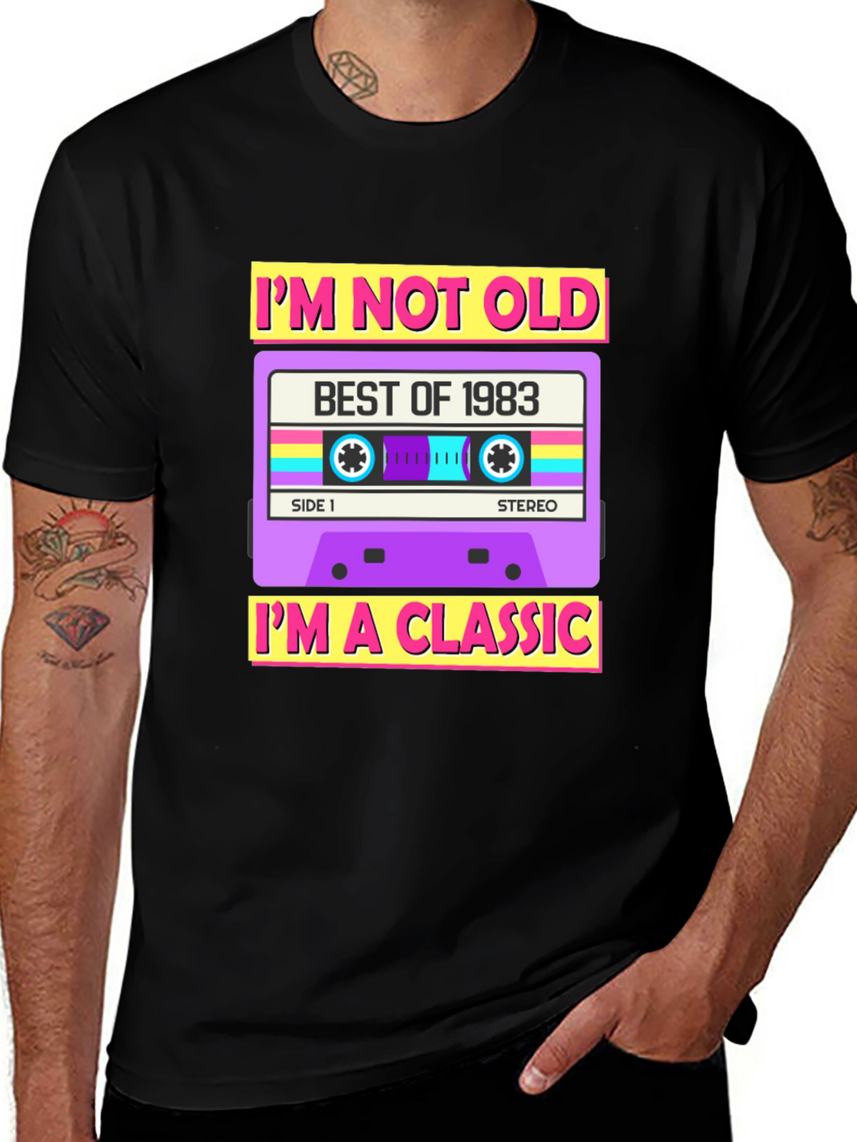 Im Not Old Im A Classic - 1983 Cassette T-Shirt