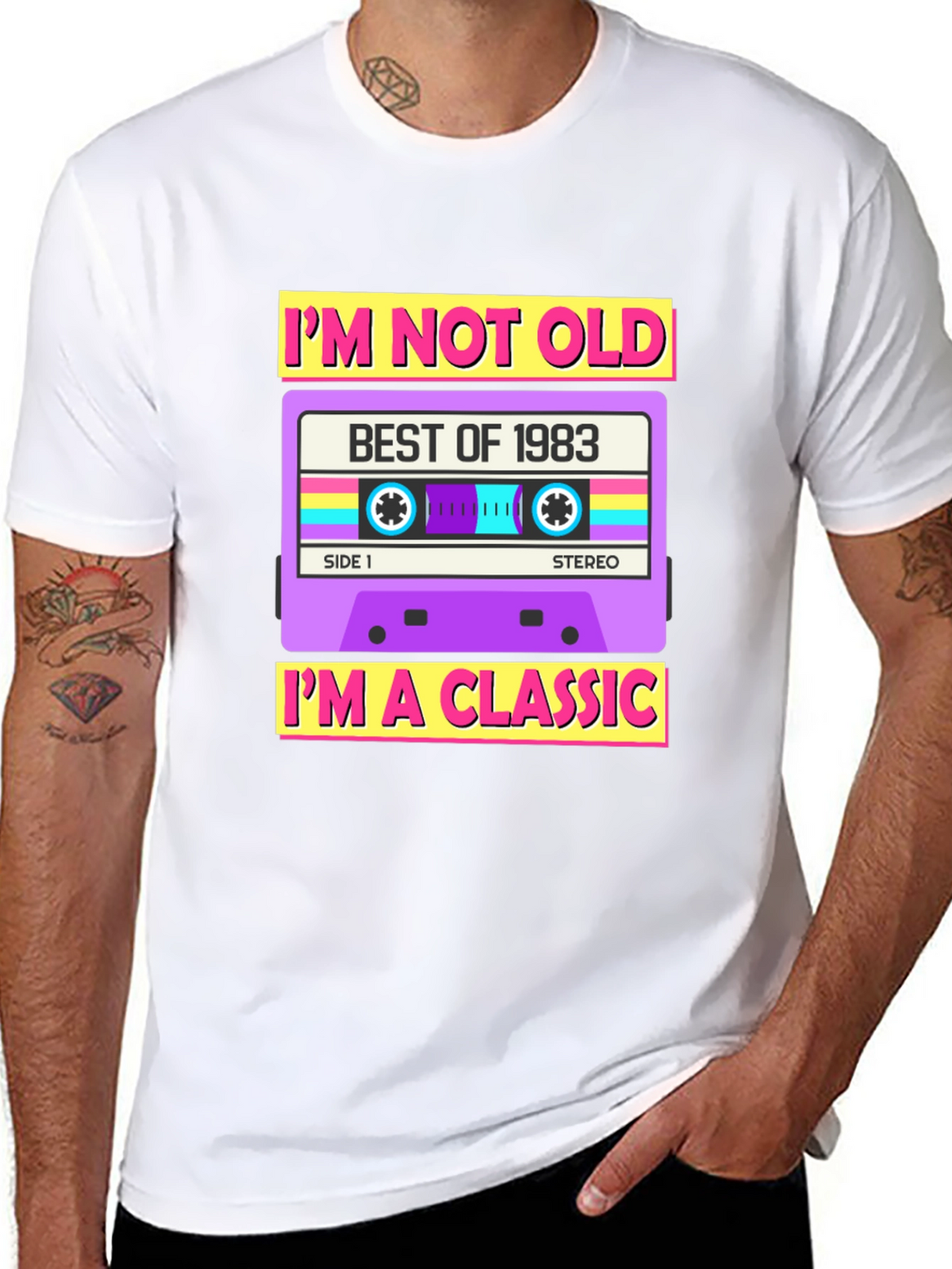 Im Not Old Im A Classic - 1983 Cassette T-Shirt