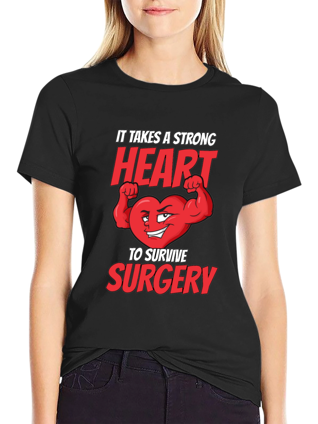 Strong Heart Surgery T-Shirt - Get Well Gift