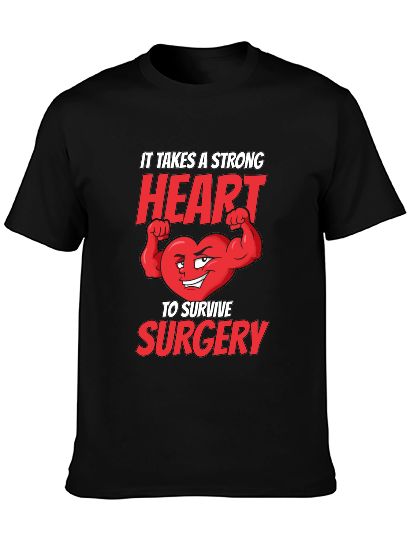 Strong Heart Surgery T-Shirt - Get Well Gift
