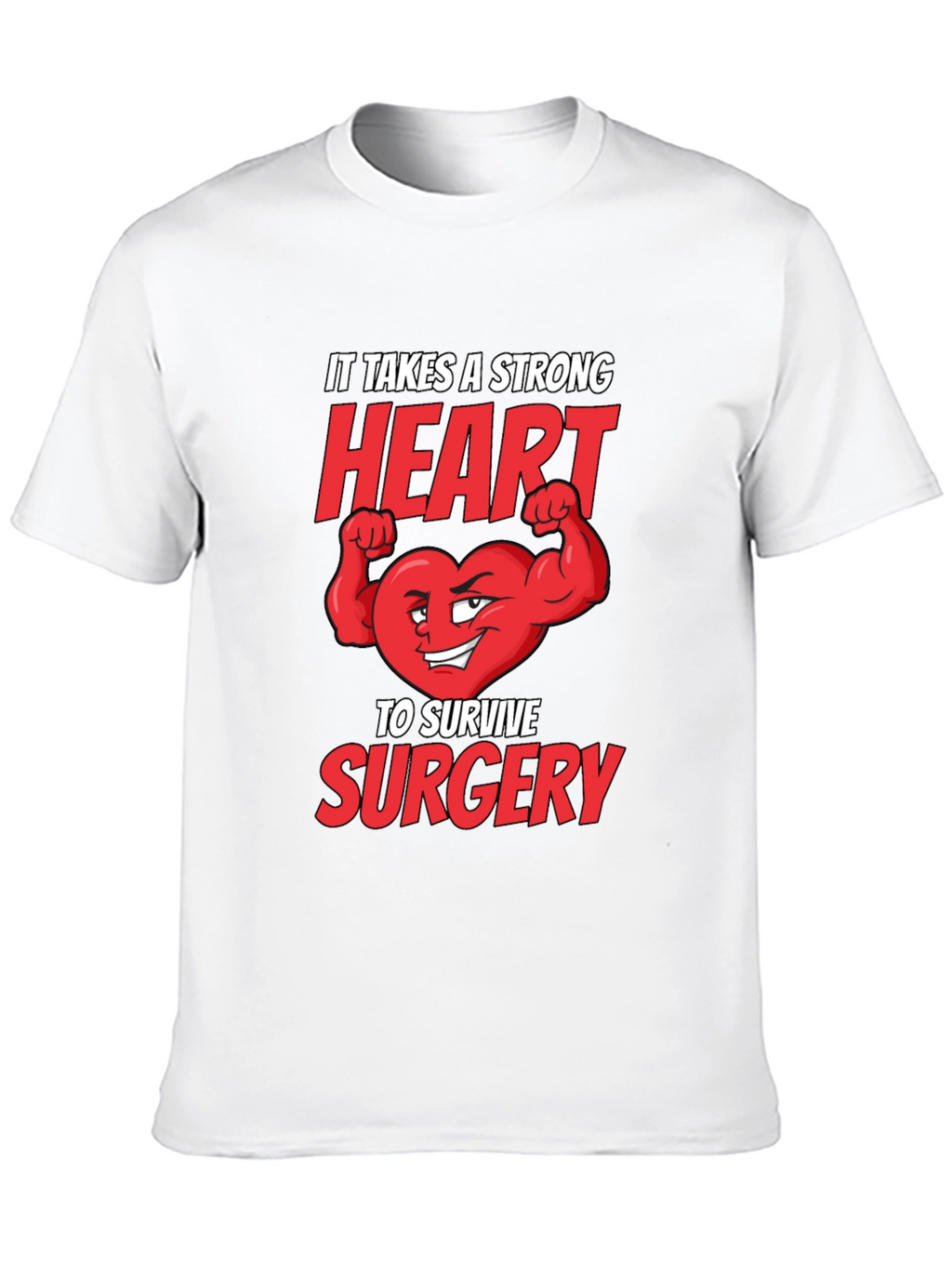 Strong Heart Surgery T-Shirt - Get Well Gift