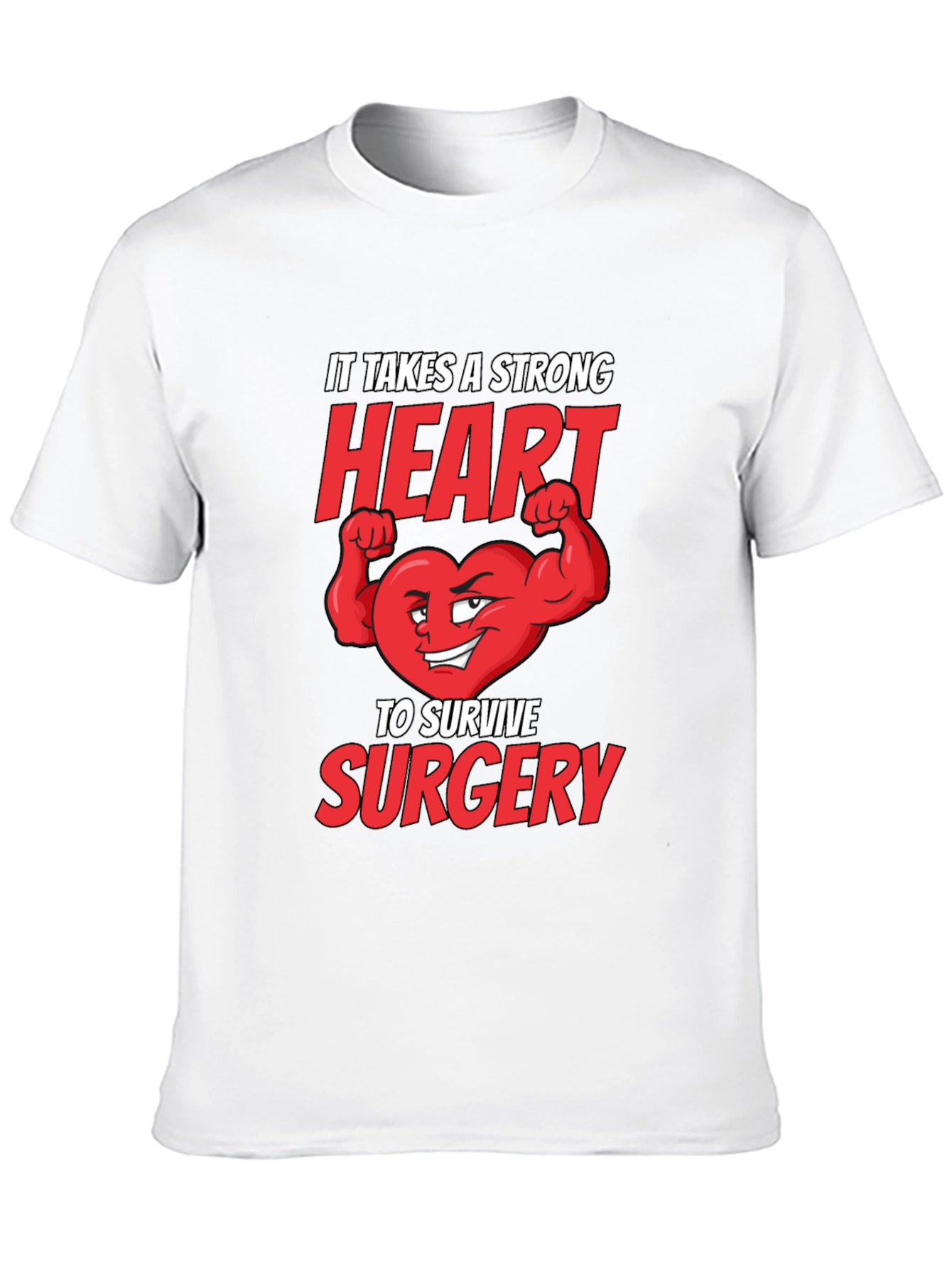 Strong Heart Surgery T-Shirt - Get Well Gift
