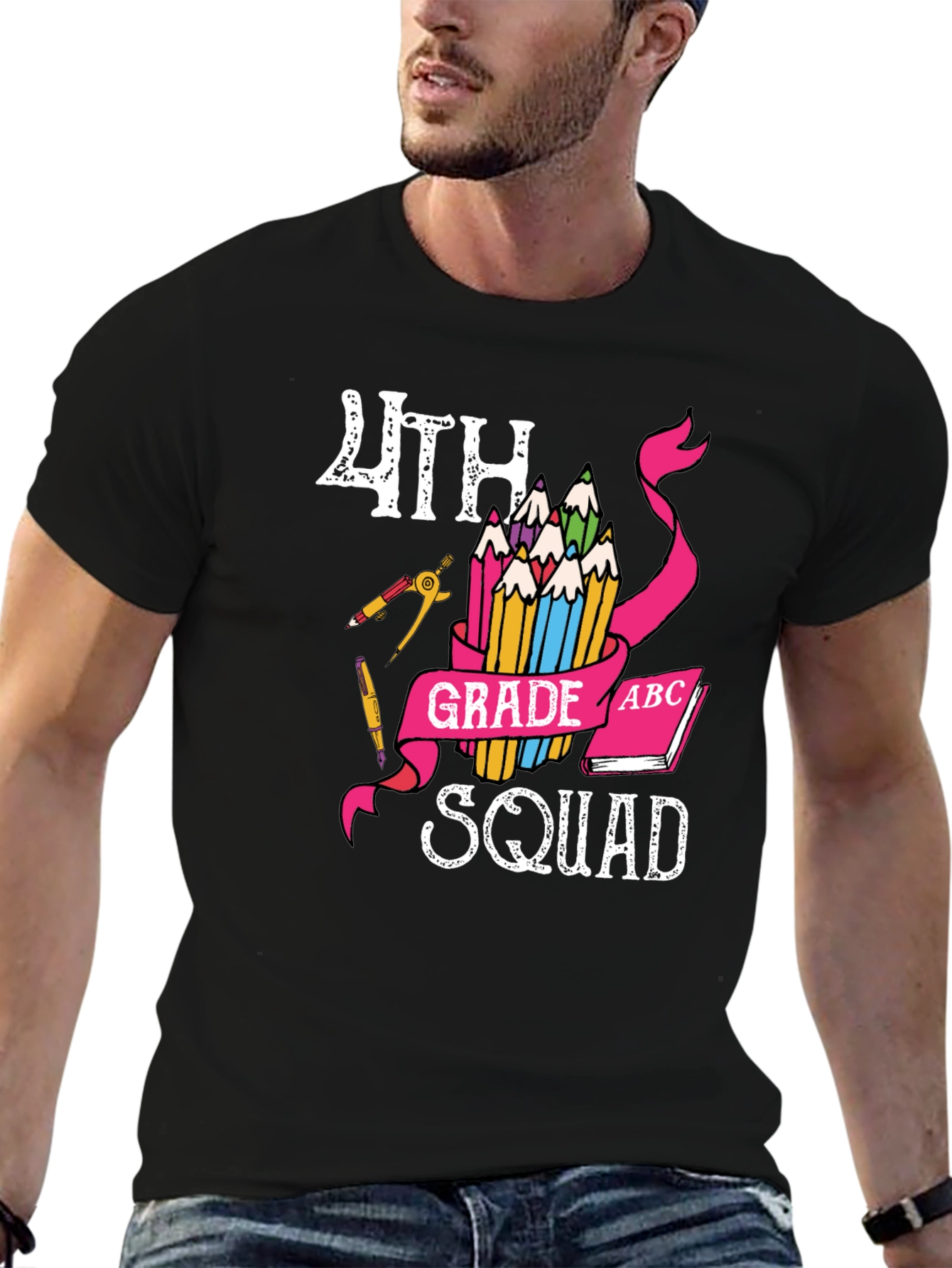 4th Grade Squad T-Shirt - Back to School Teacher Student Team Tee