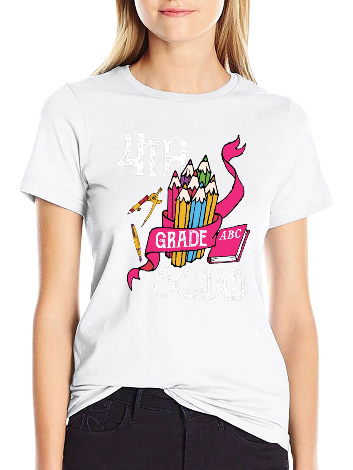 4th Grade Squad T-Shirt - Back to School Teacher Student Team Tee