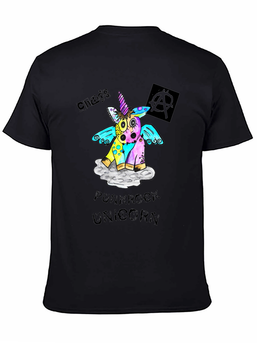 Chaos Punkrock Unicorn T-Shirt