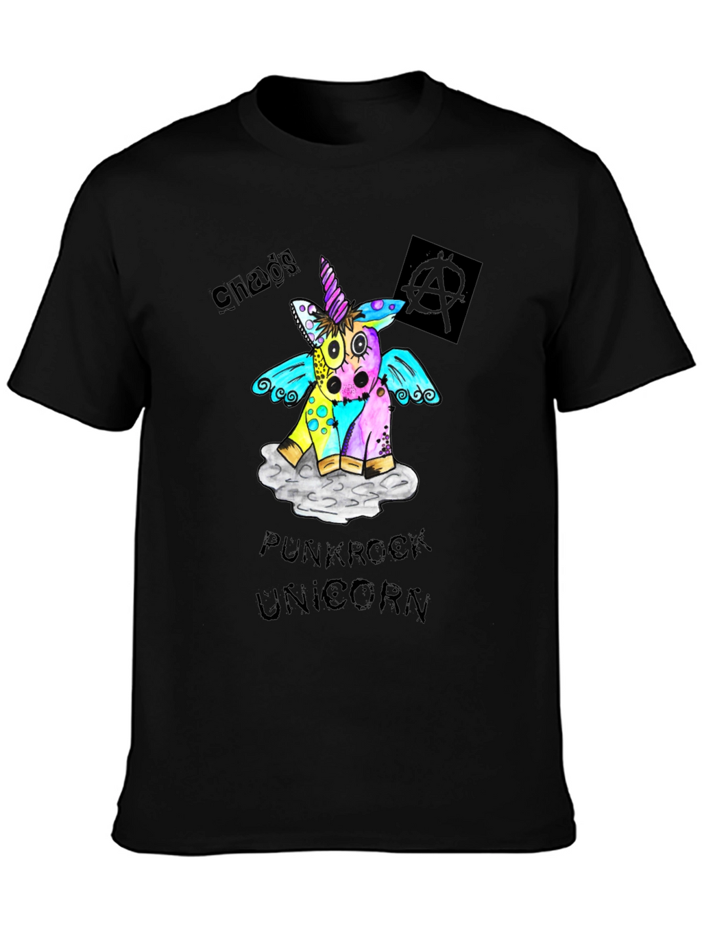 Chaos Punkrock Unicorn T-Shirt
