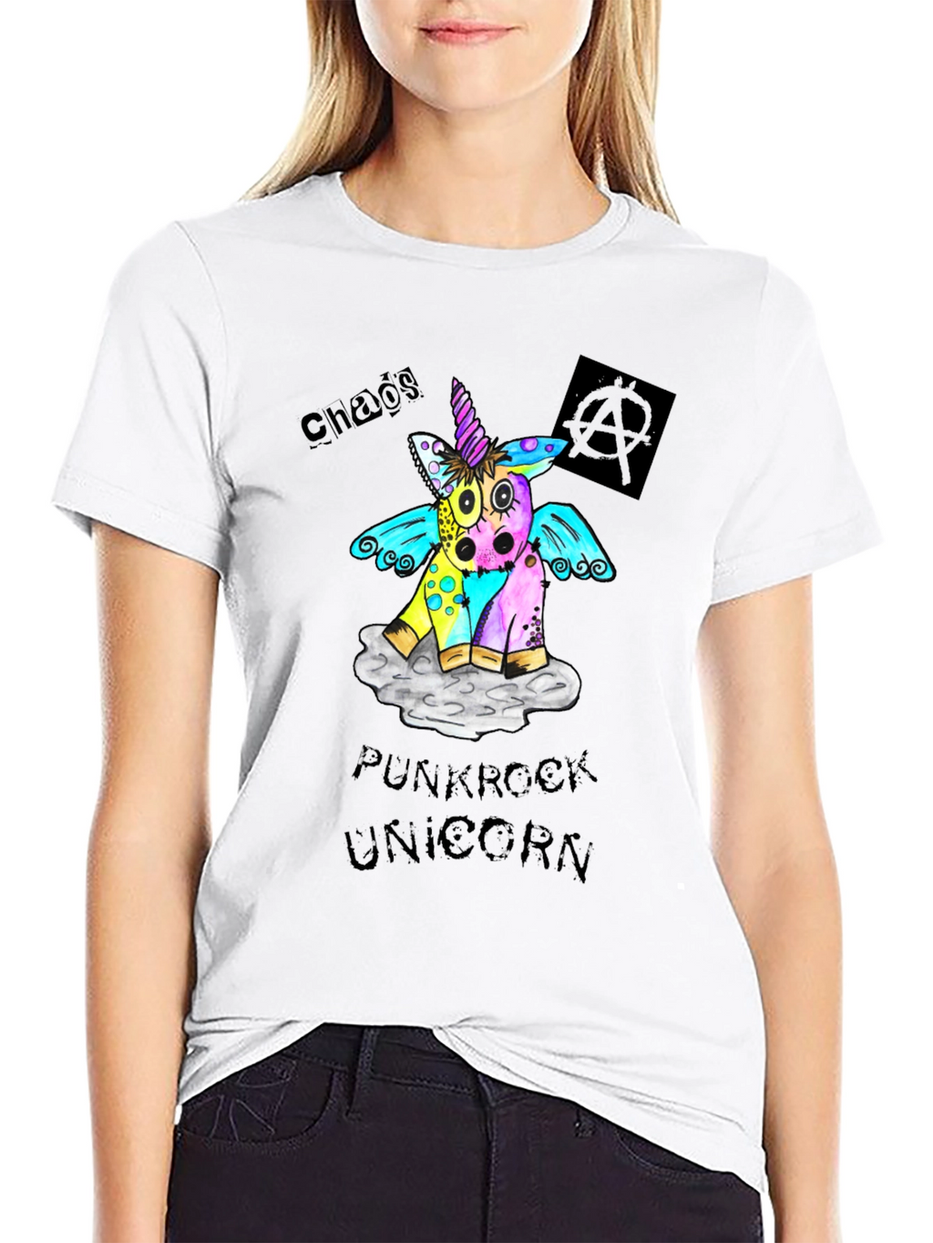 Chaos Punkrock Unicorn T-Shirt